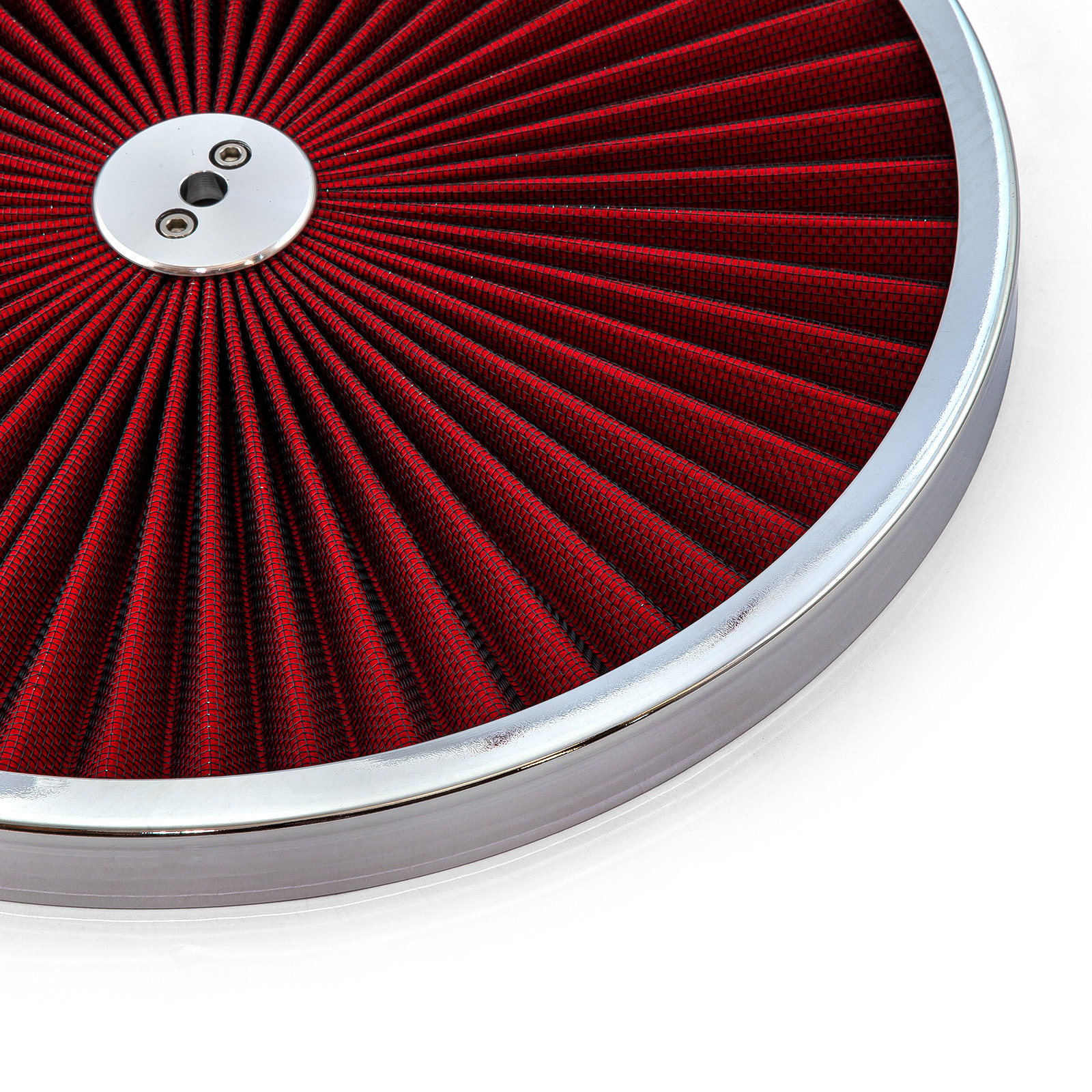 Speedmaster® PCE103.1015 14" Extreme Style w/ Chrome Outer Ring Washable Air Cleaner Top