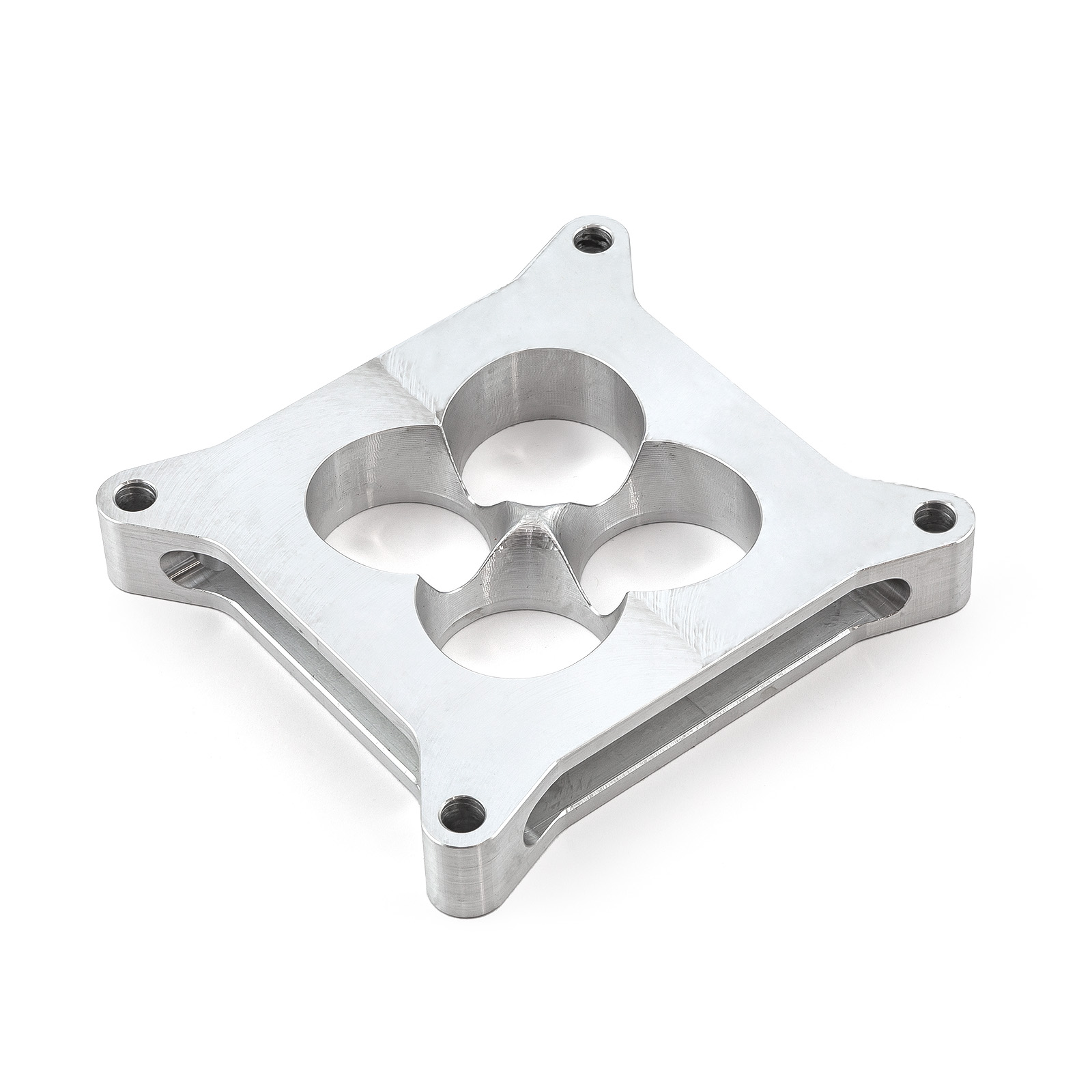 Speedmaster® PCE120.1008.01 1" Aluminum 4150 CNC Machined Carburetor Spacer Square Bore 4 Port