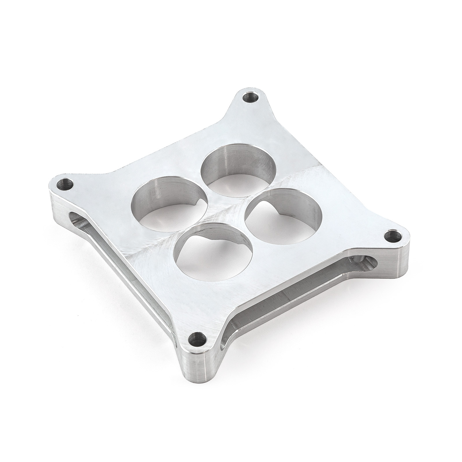 Speedmaster® PCE120.1008.01 1" Aluminum 4150 CNC Machined Carburetor Spacer Square Bore 4 Port