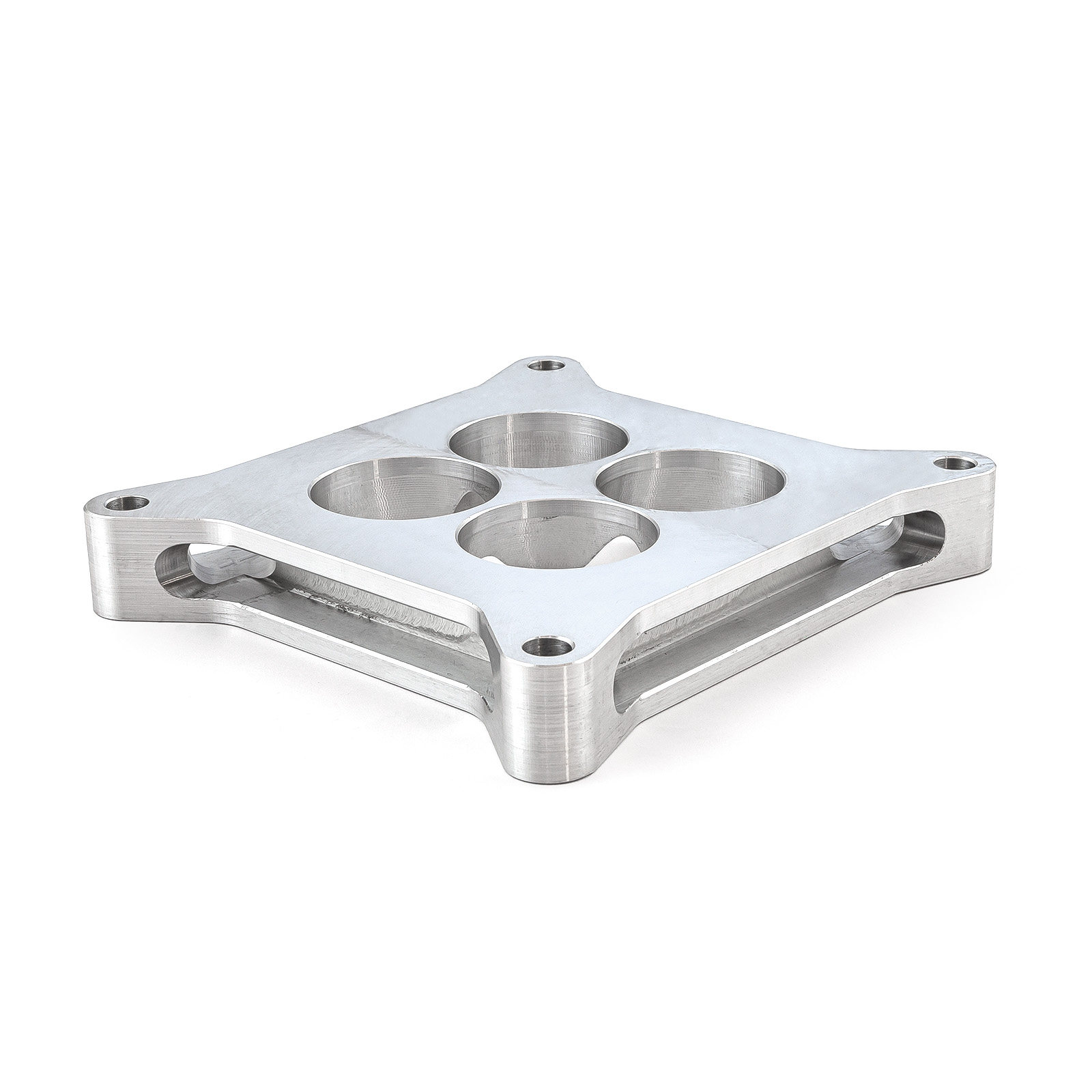 Speedmaster® PCE120.1008.01 1" Aluminum 4150 CNC Machined Carburetor Spacer Square Bore 4 Port