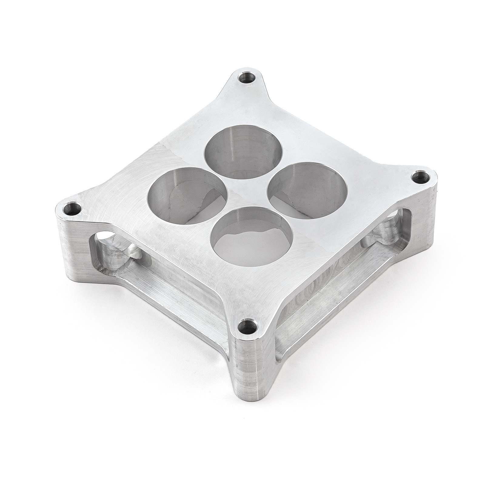 Speedmaster® PCE120.1009.01 2" Aluminum 4150 CNC Machined Carburetor Spacer Square Bore 4 Port