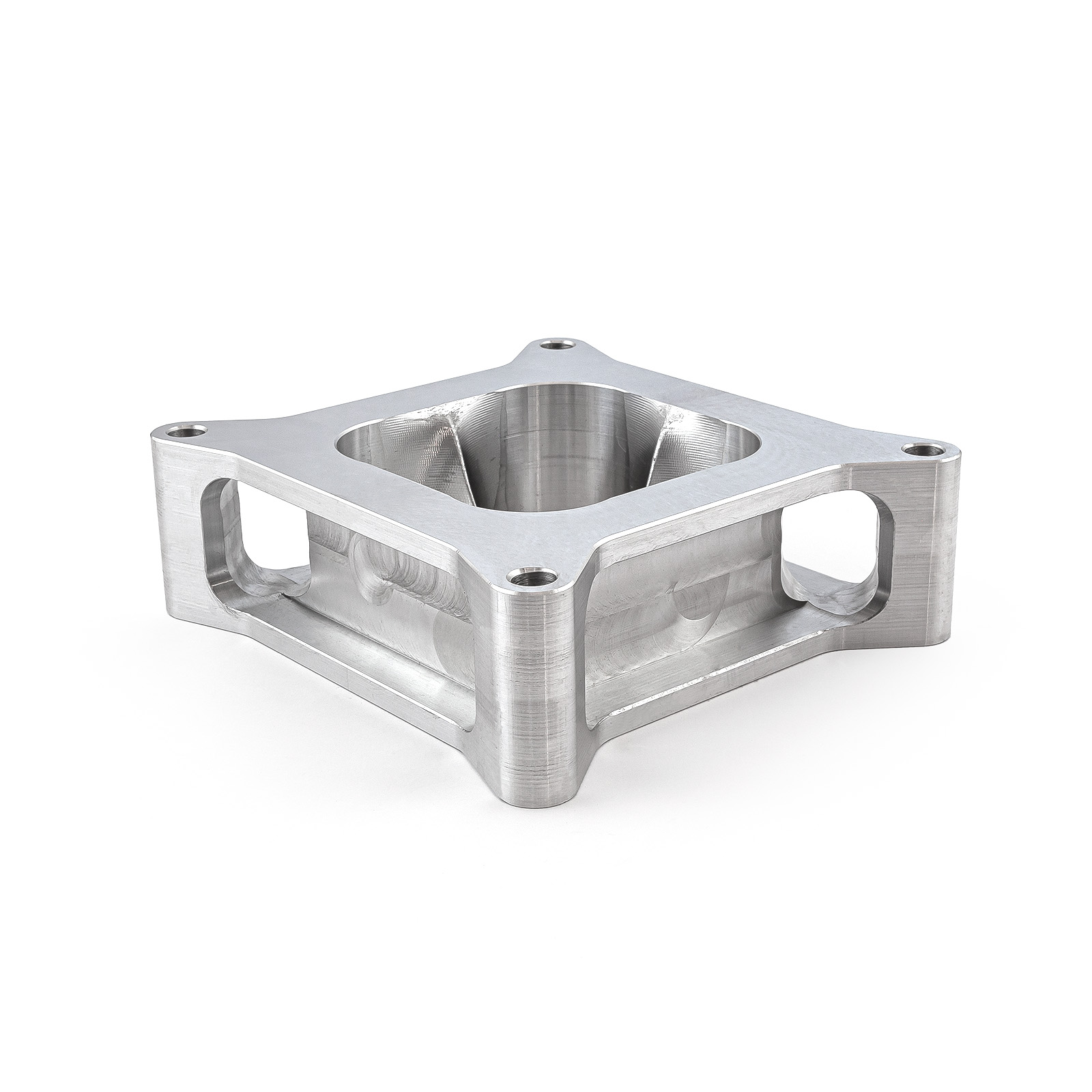 Speedmaster® PCE120.1009.01 2" Aluminum 4150 CNC Machined Carburetor Spacer Square Bore 4 Port