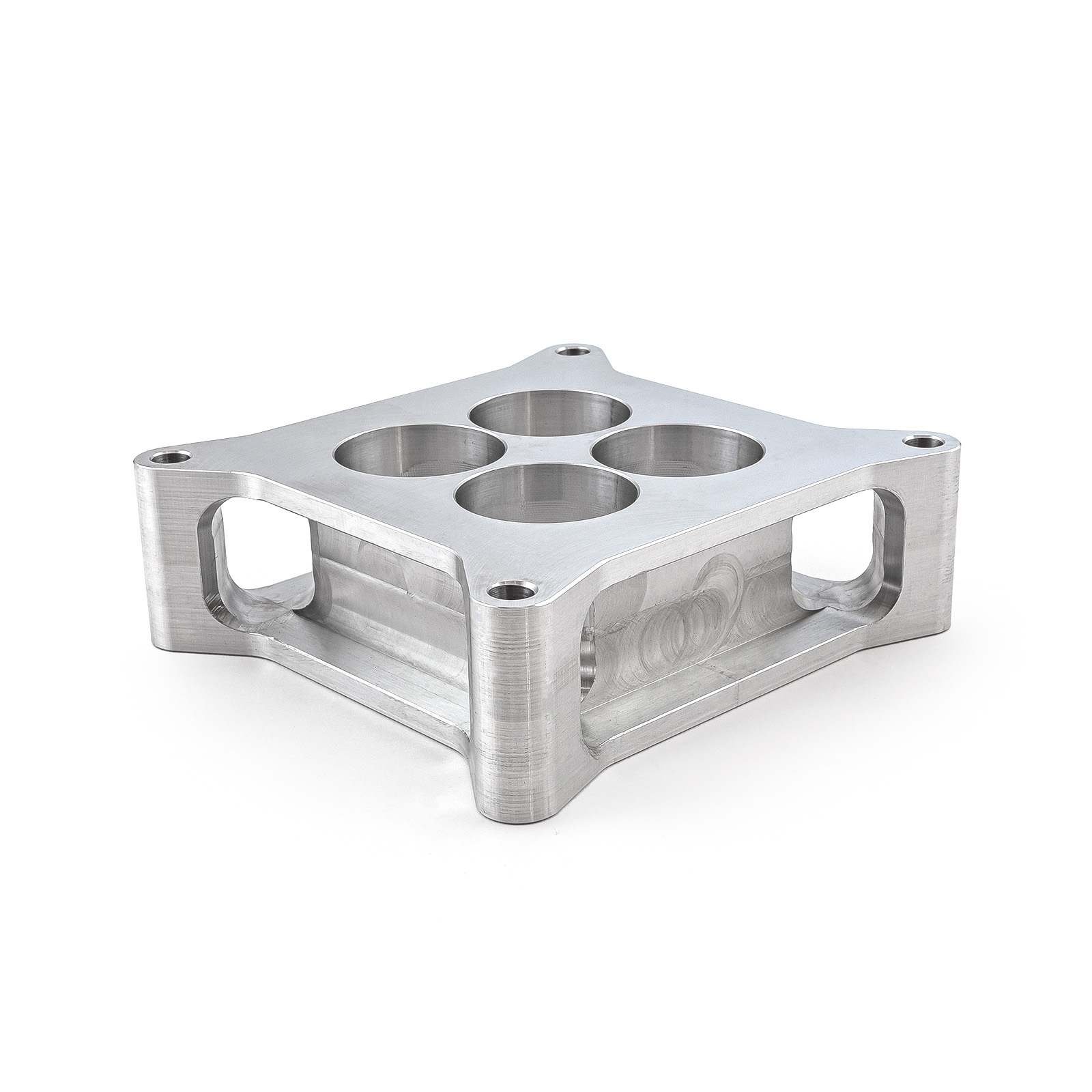 Speedmaster® PCE120.1009.01 2" Aluminum 4150 CNC Machined Carburetor Spacer Square Bore 4 Port