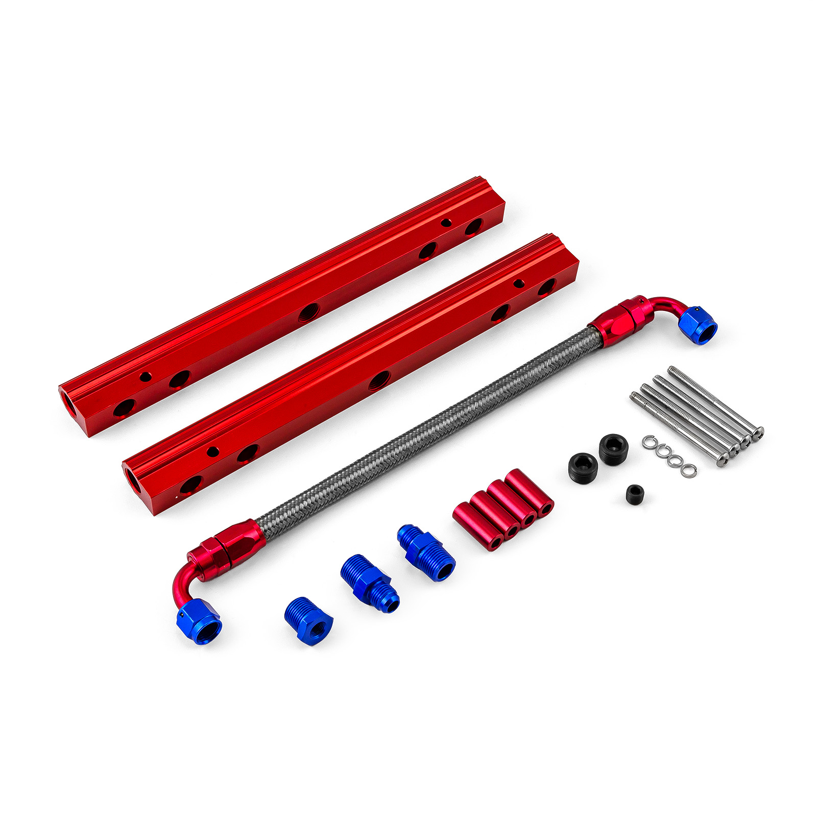 Speedmaster® PCE137.1002 Chevy SBC 350 Billet Aluminum Fuel Injector Rail Kit