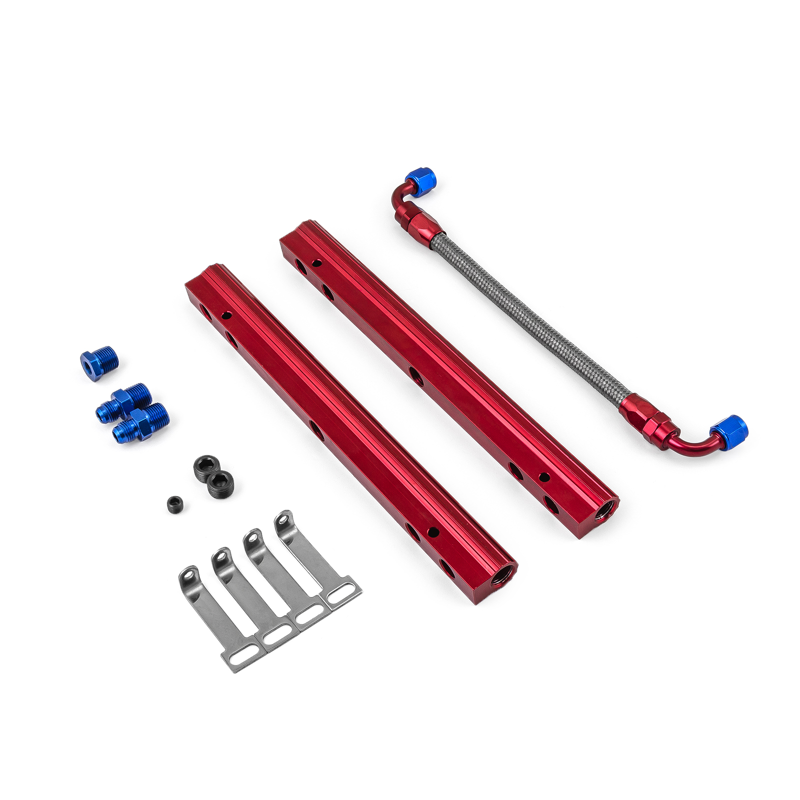 Speedmaster® PCE137.1013 Pontiac 326 350 389 400 421 428 455 Aluminum Fuel Injector Rail Kit [HiRise]