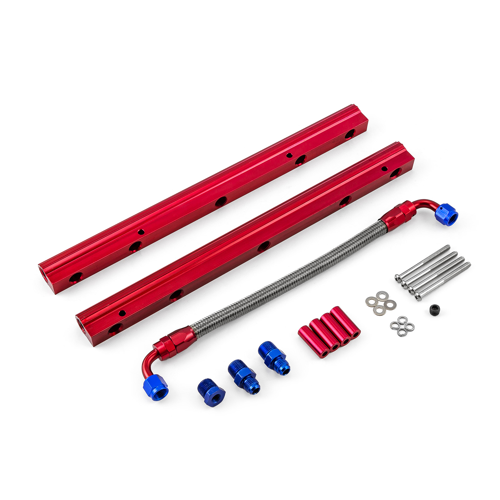 Speedmaster® PCE137.1014 Oldsmobile 400 425 455 Billet Aluminum Fuel Injector Rail Kit [MidRise Air]