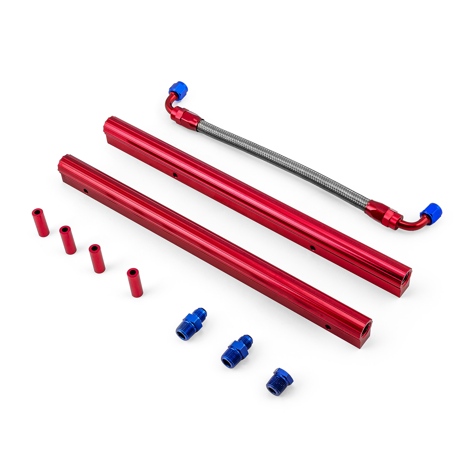 Speedmaster® PCE137.1014 Oldsmobile 400 425 455 Billet Aluminum Fuel Injector Rail Kit [MidRise Air]