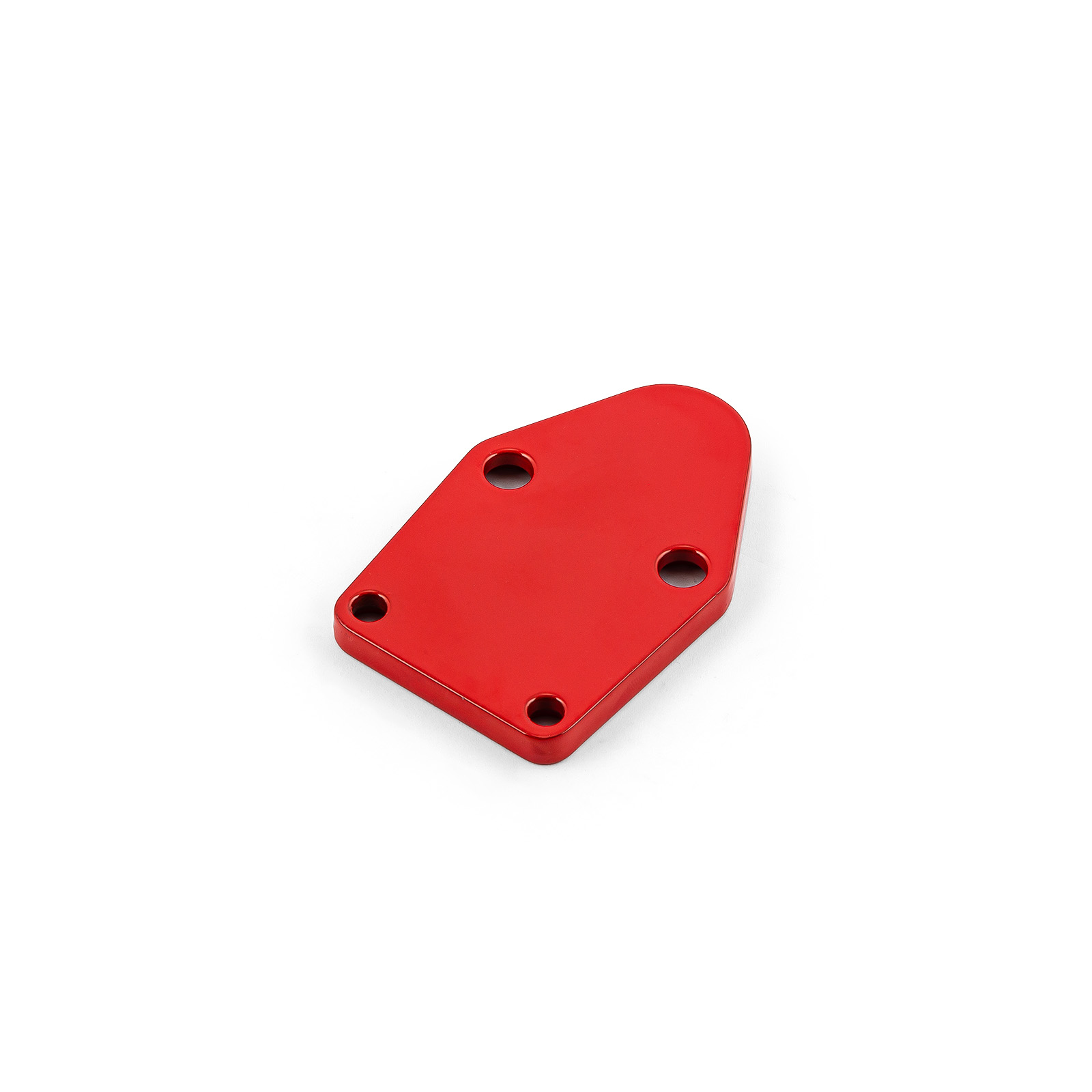 Speedmaster® PCE140.1001.02 Chevy SBC 350 Fuel Pump Block-Off Plate Red