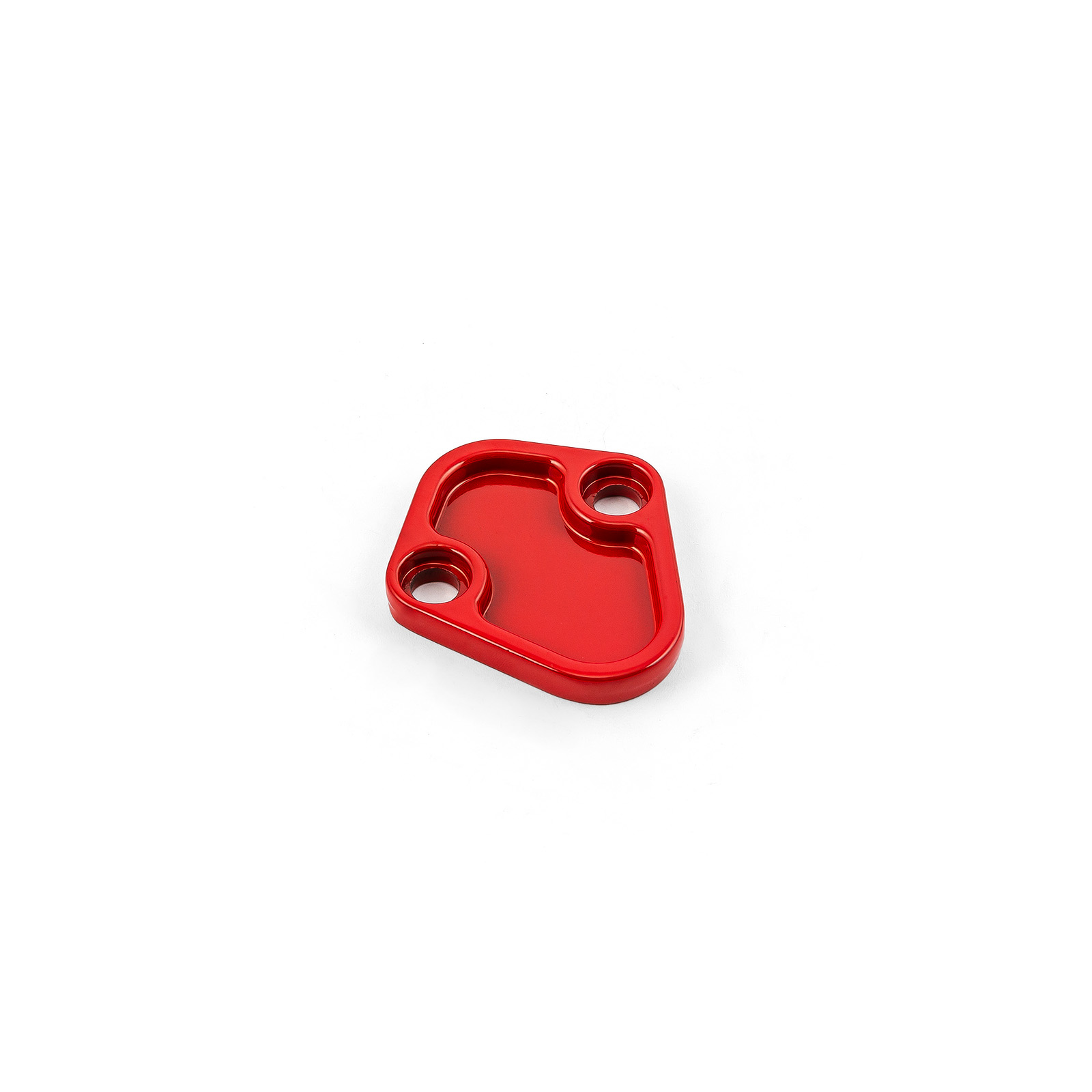 Speedmaster® PCE140.1004.02 Universal Chevy BBC Ford SB BB Chrysler Fuel Pump Block-Off Plate Red