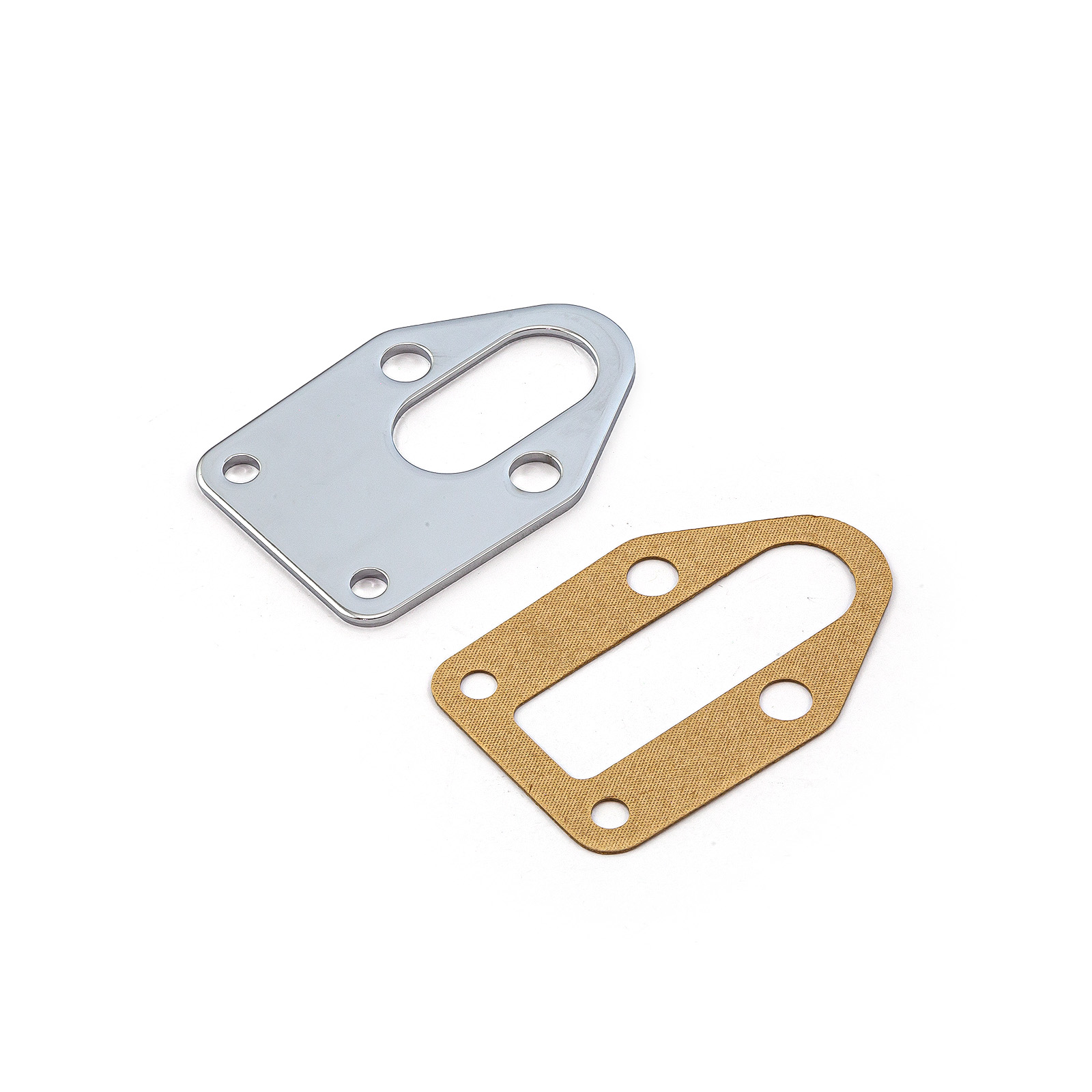 Speedmaster® PCE141.1001 Chevy SBC 283 350 400 Fuel Pump Mounting Plate [Chrome]