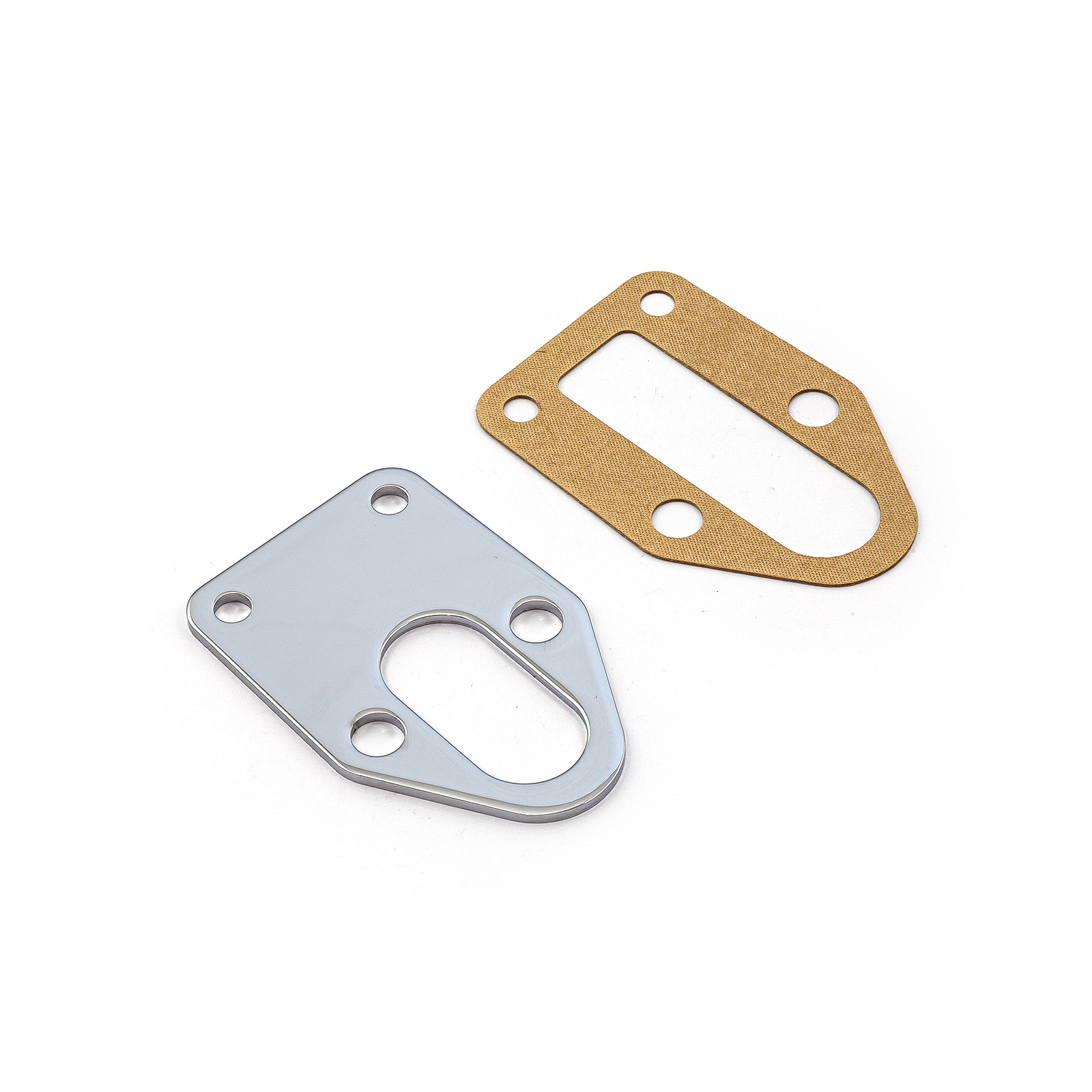 Speedmaster® PCE141.1001 Chevy SBC 283 350 400 Fuel Pump Mounting Plate [Chrome]