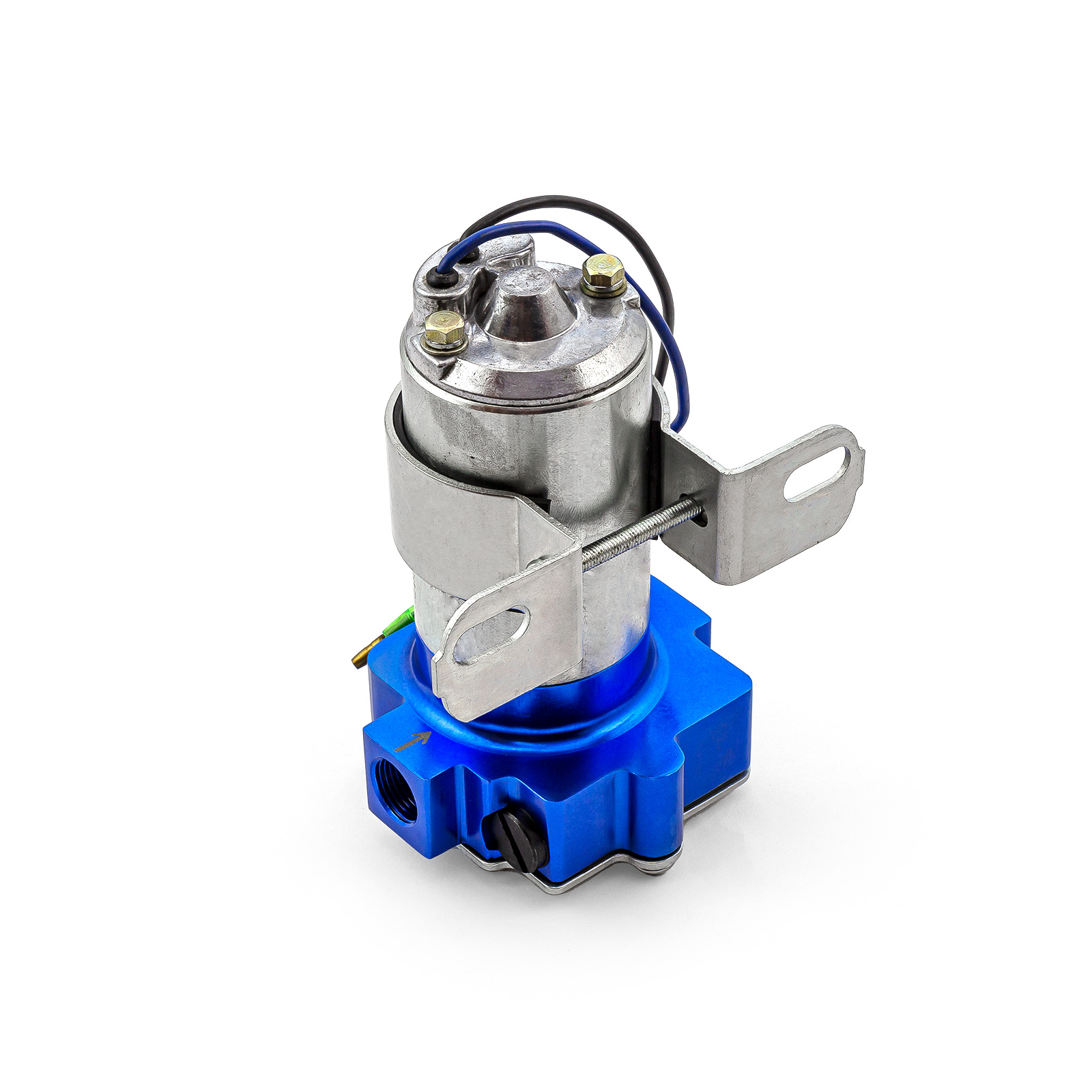 Speedmaster® PCE145.1019.03 140 Gph @ 14 PSI Billet Universal Electric Fuel Pump [Blue]