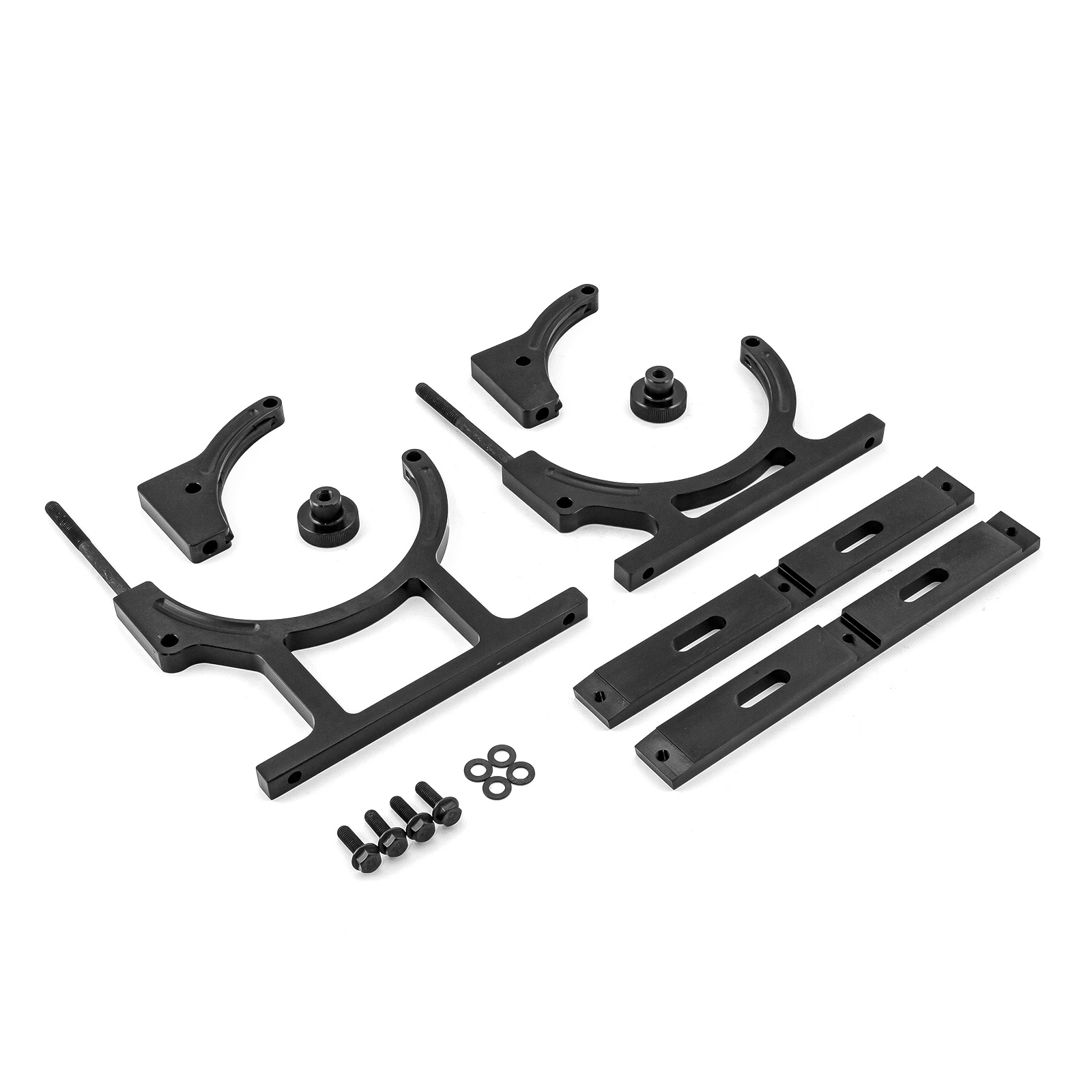 Speedmaster® PCE150.1003 Nitrous Oxide Nos Black Billet Aluminum Single Bottle Holder Bracket [Black]