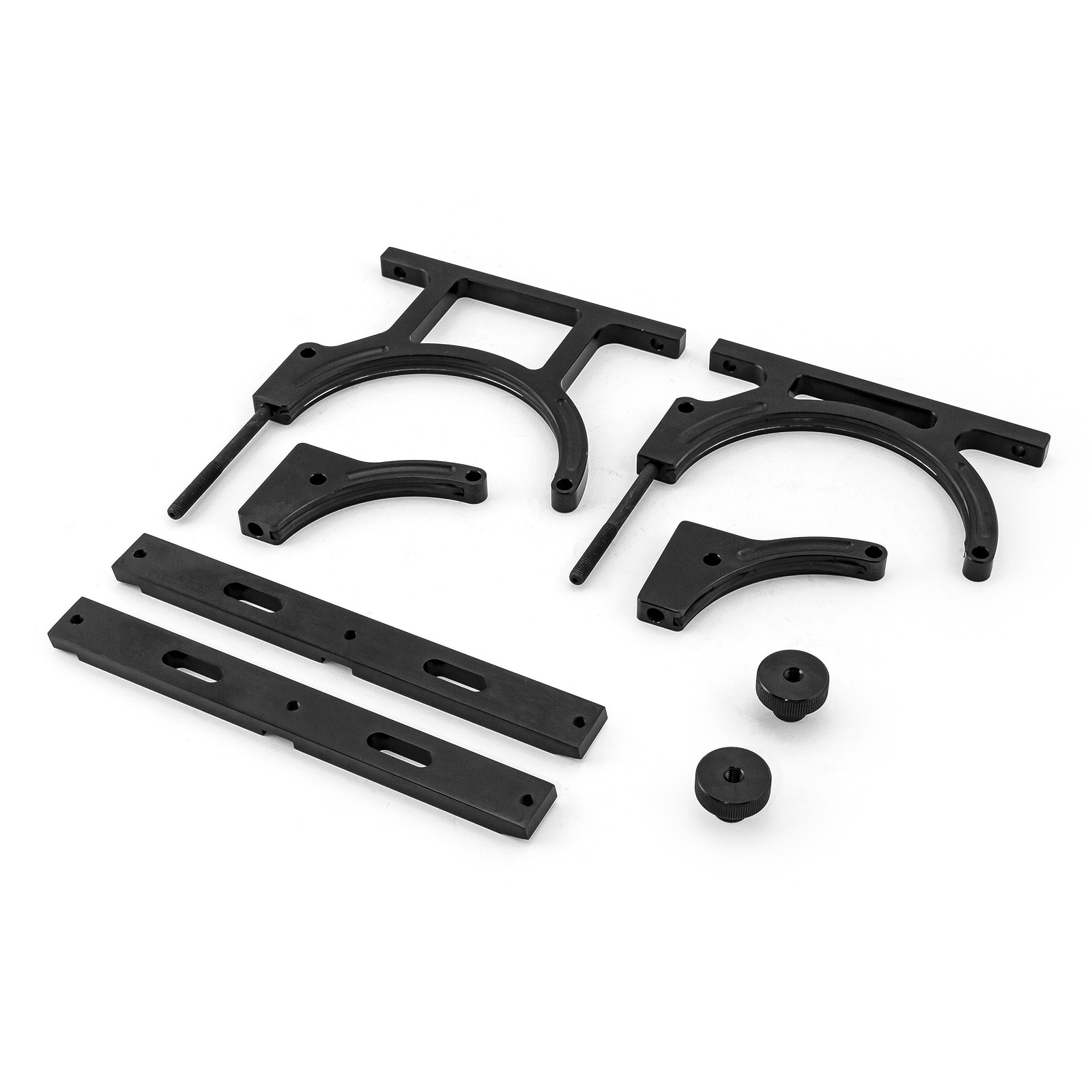 Speedmaster® PCE150.1003 Nitrous Oxide Nos Black Billet Aluminum Single Bottle Holder Bracket [Black]