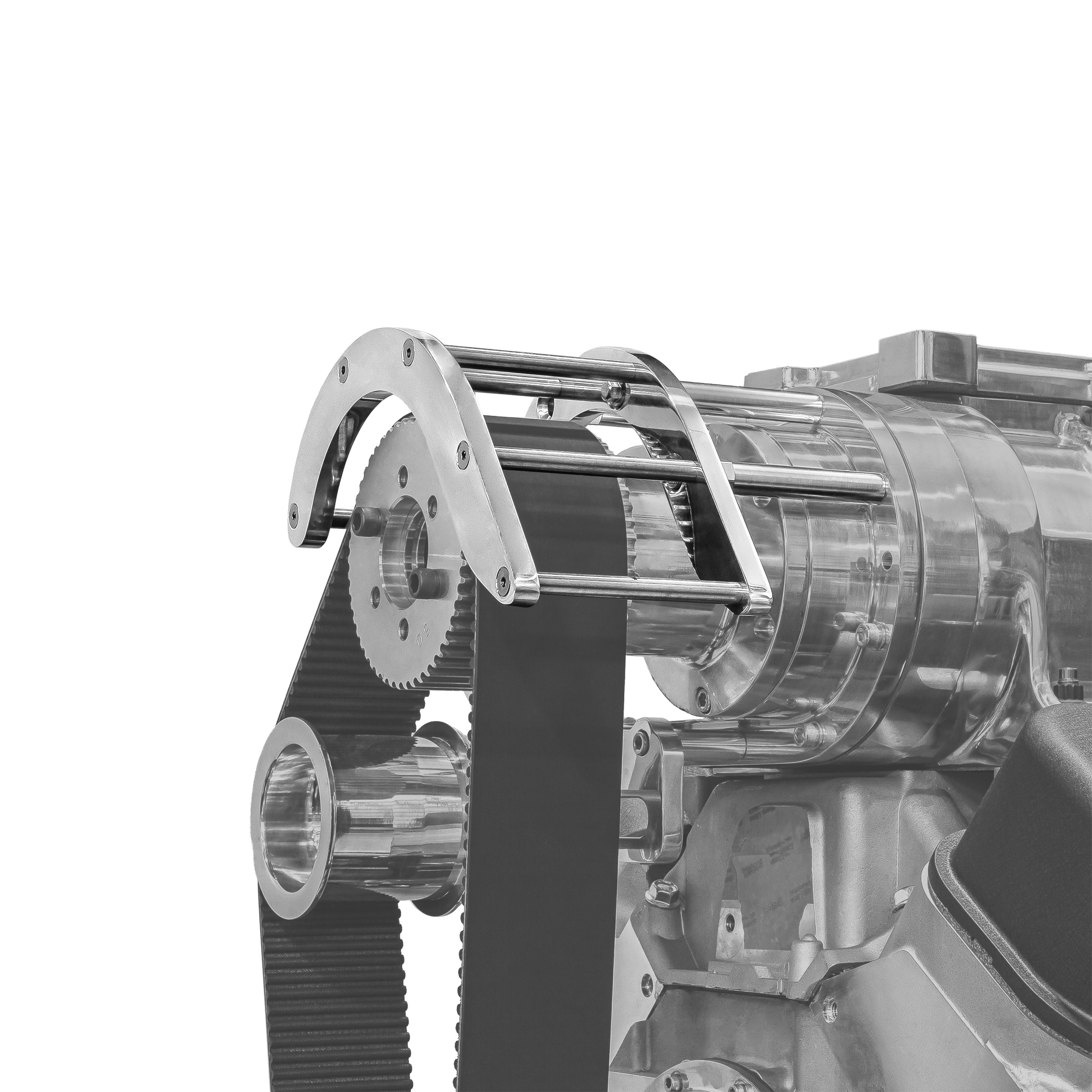 Speedmaster® PCE159.1009 Billet Aluminum Blower Supercharger Belt Guard
