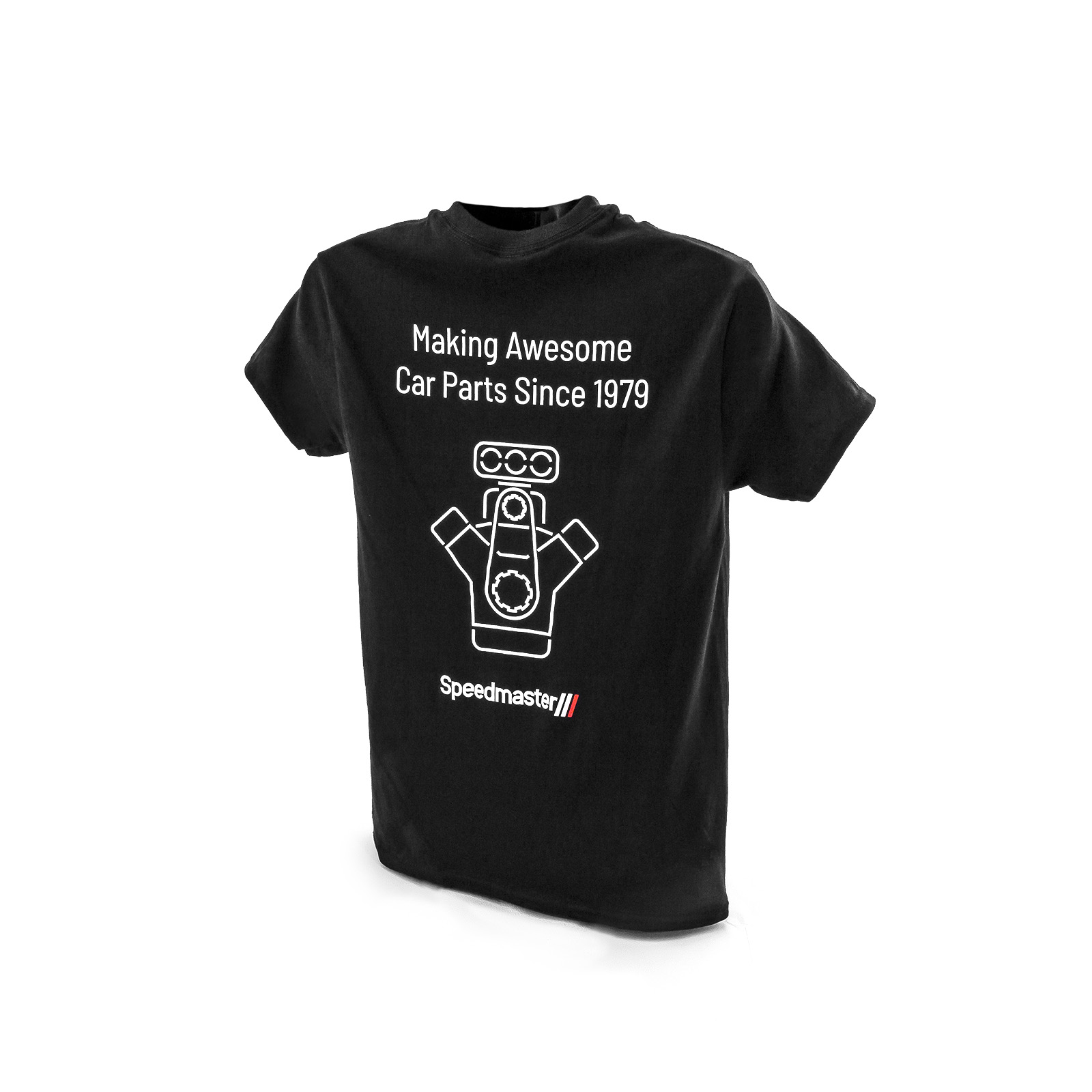 Speedmaster® PCE160.1039 Speedmaster Engine Black Cotton T-Shirt