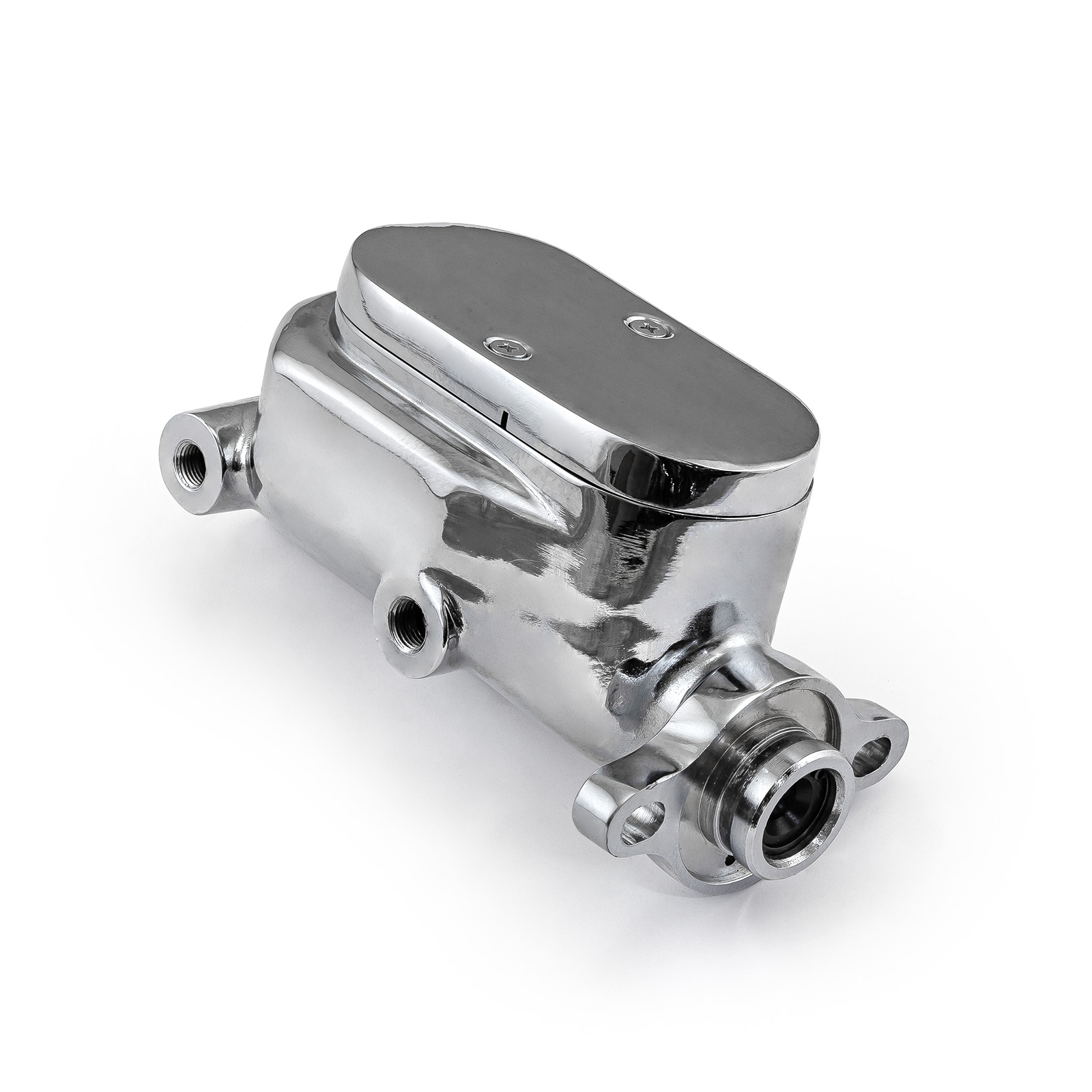 Speedmaster® PCE166.1003 Universal Gm Smooth Top Aluminum Brake Master Cylinder Chrome [1.000" Bore]