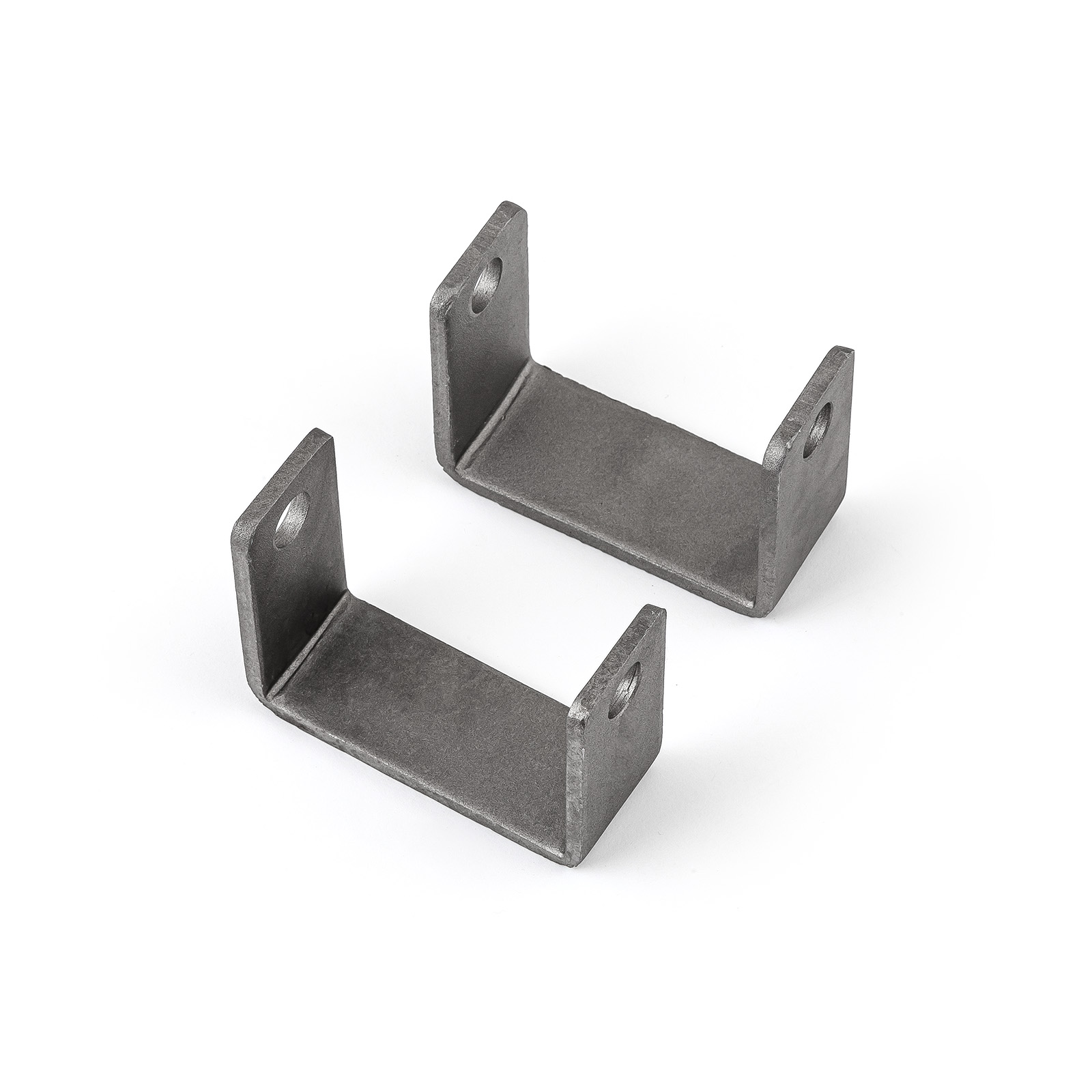 Chevy 350 3 Bolt Rubber Engine Mount Safety Lock Brackets Only