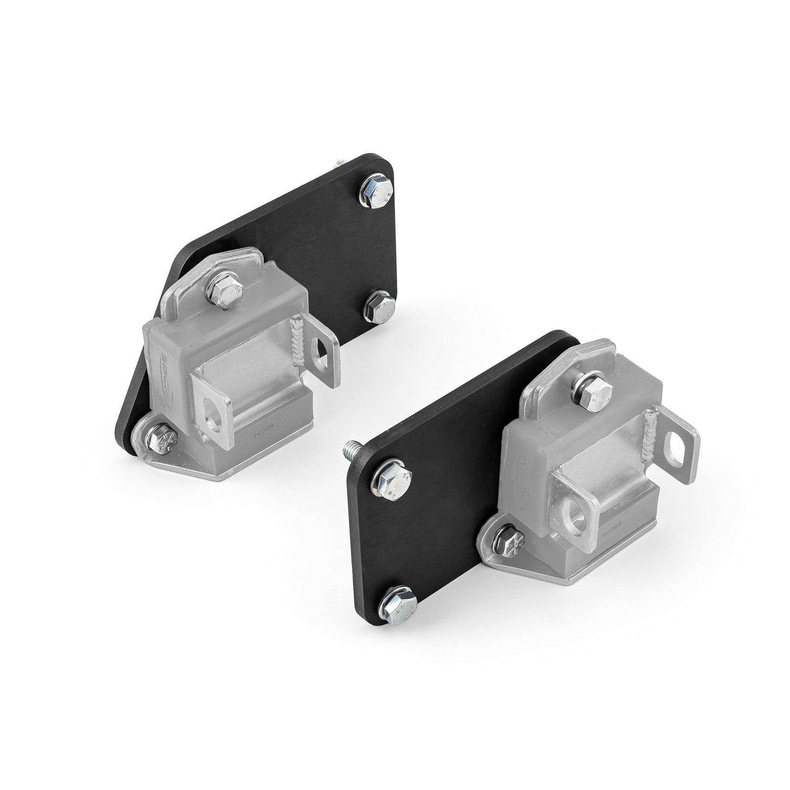 GM LS Engine to 3 Bolt Chevy Rubber Motor Mount Adapter Plate Kit [4592]