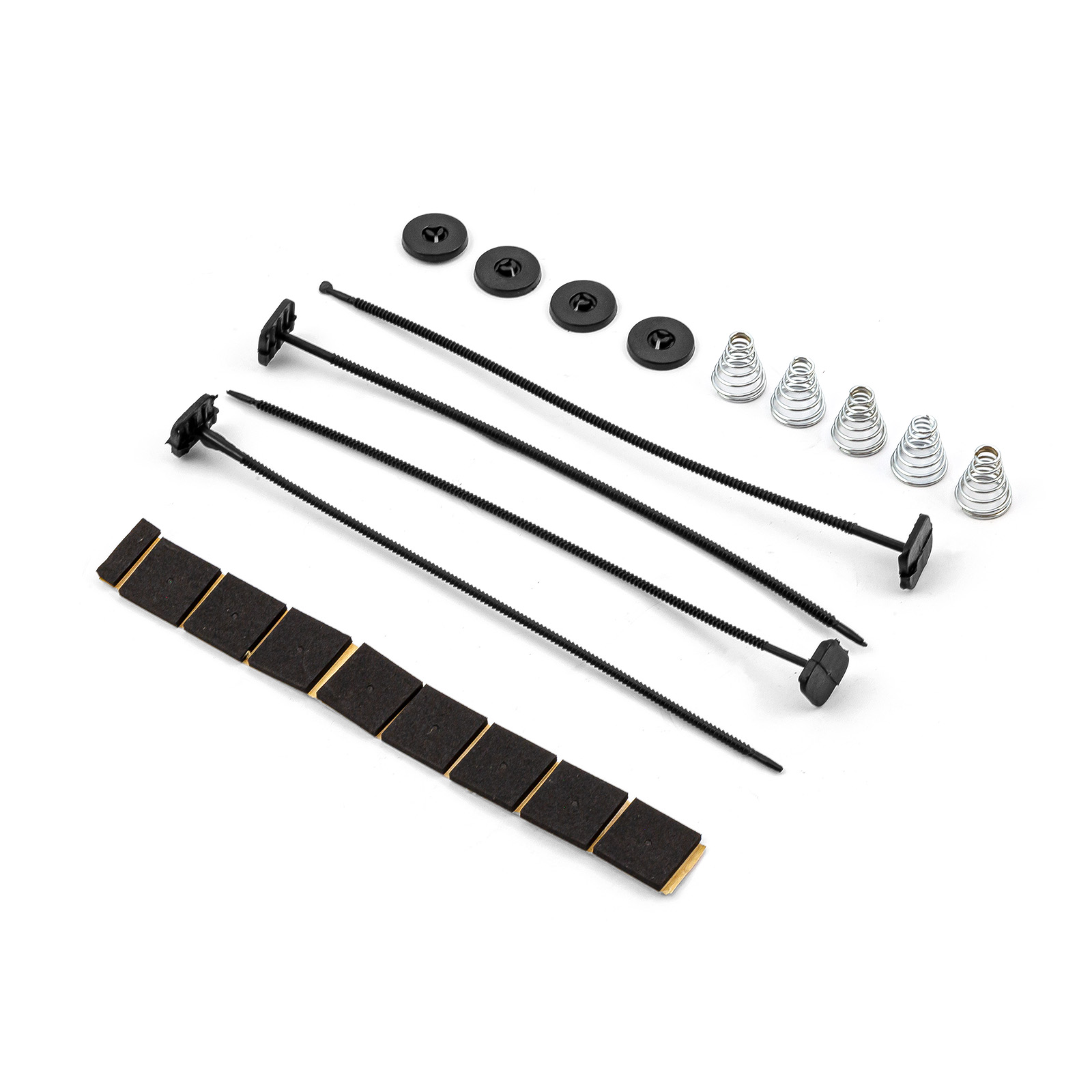 Universal 9" 10" 12" 14" 16" Electric Fan Install Mounting Zip Ties Kit - 4 Each