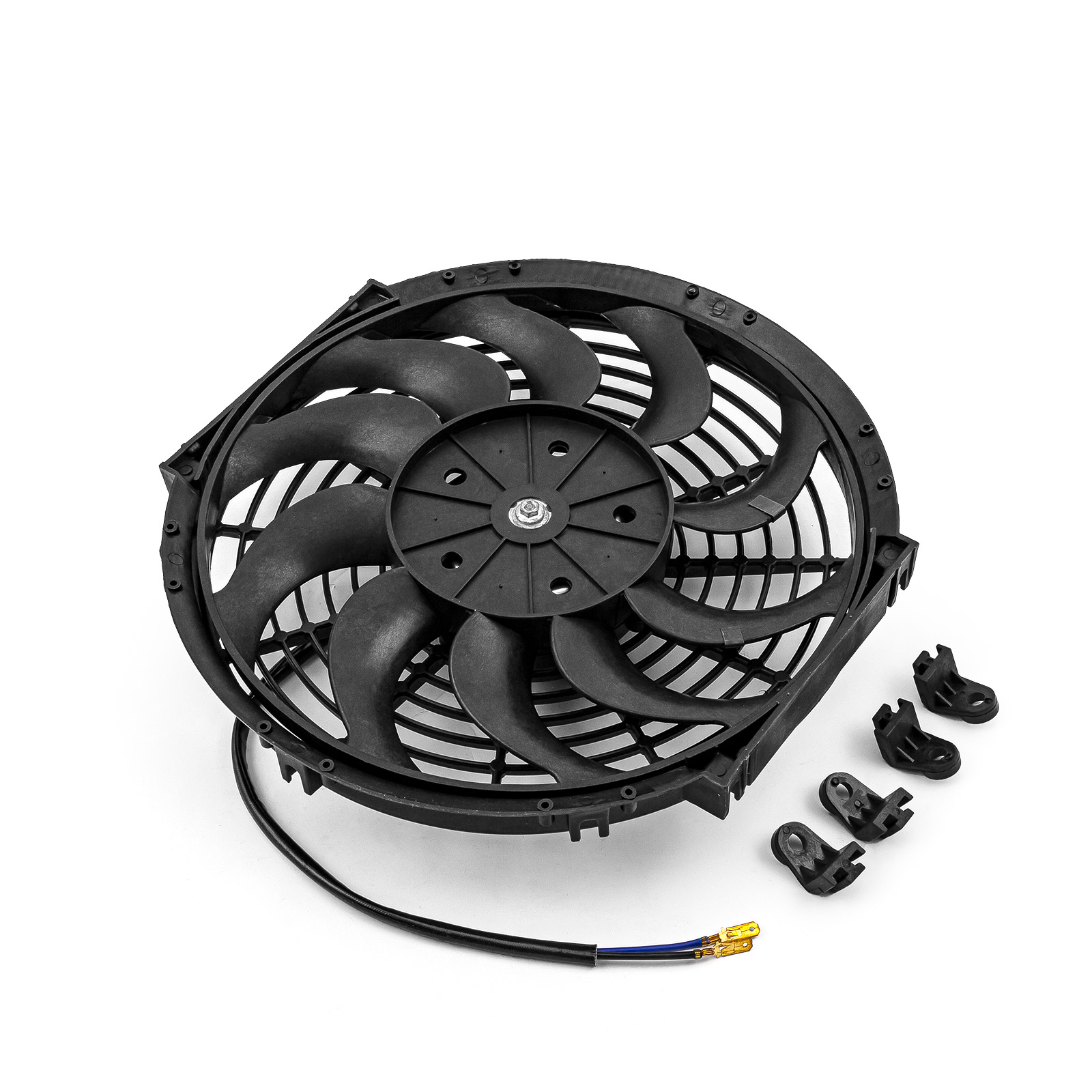 12" Reversable 12V 'S' Blade Radiator Electric Thermo Fan