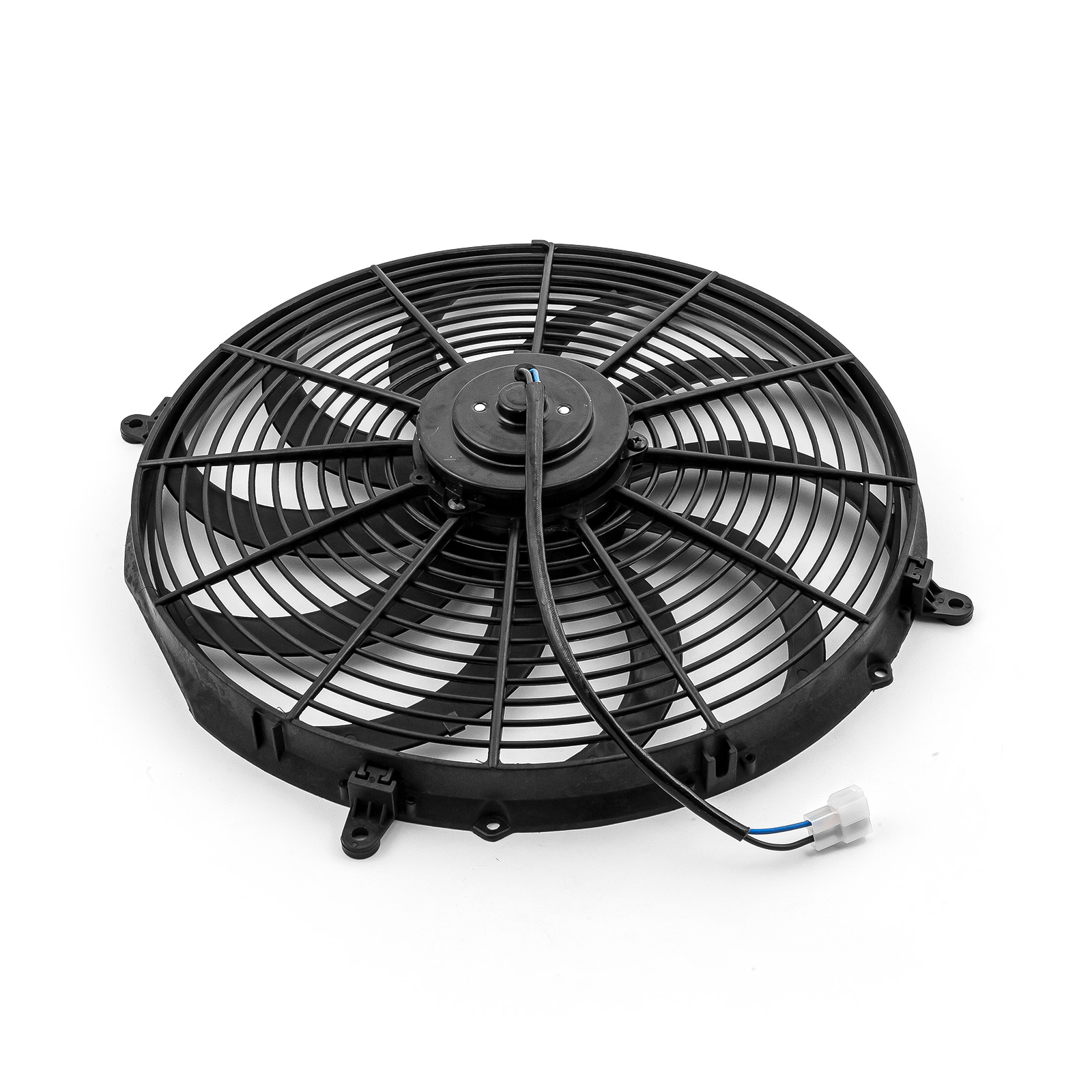 Speedmaster® PCE185.1014 16" Reversable 12V 'S' Blade Radiator Electric Thermo Fan - Big Motor