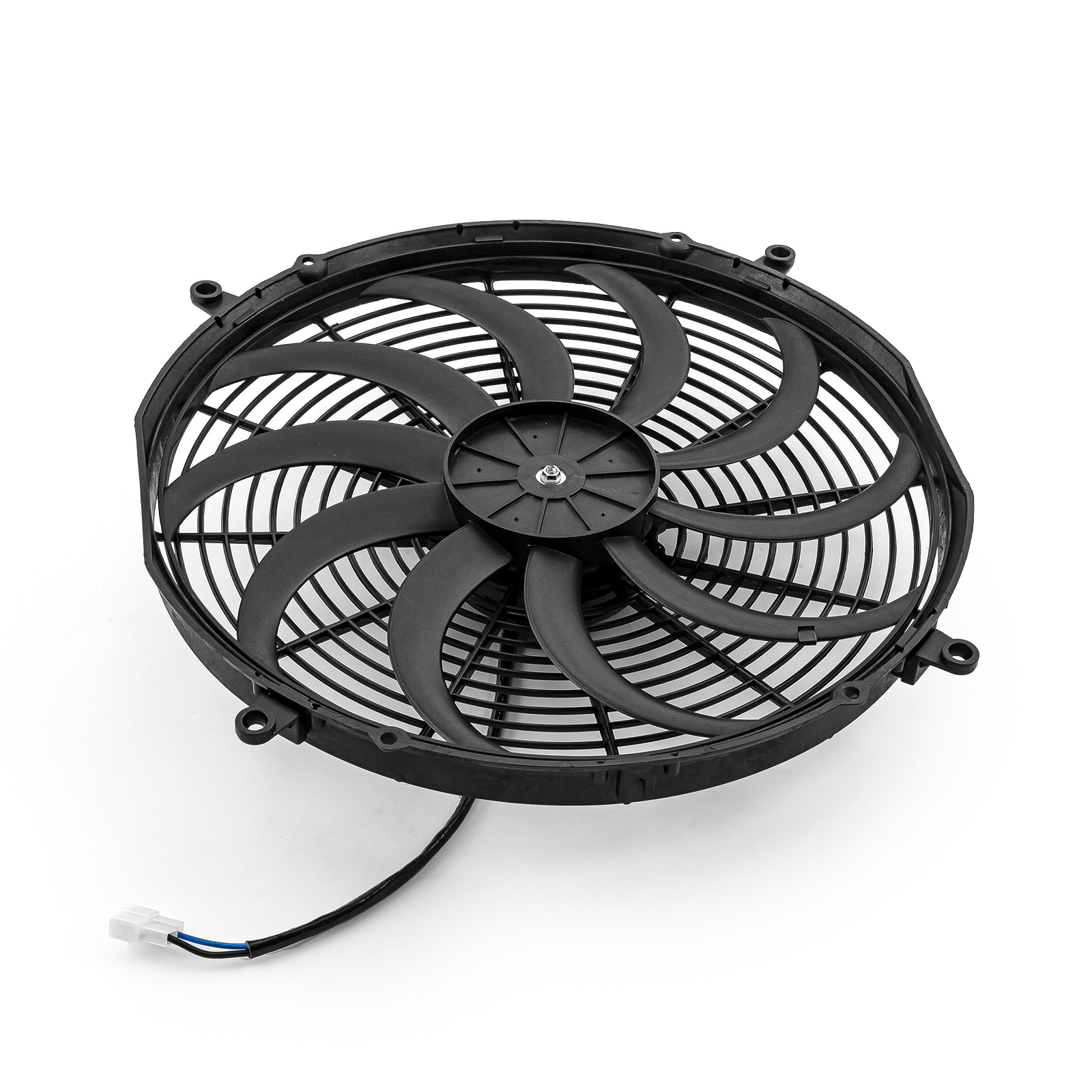 Speedmaster® PCE185.1014 16" Reversable 12V 'S' Blade Radiator Electric Thermo Fan - Big Motor