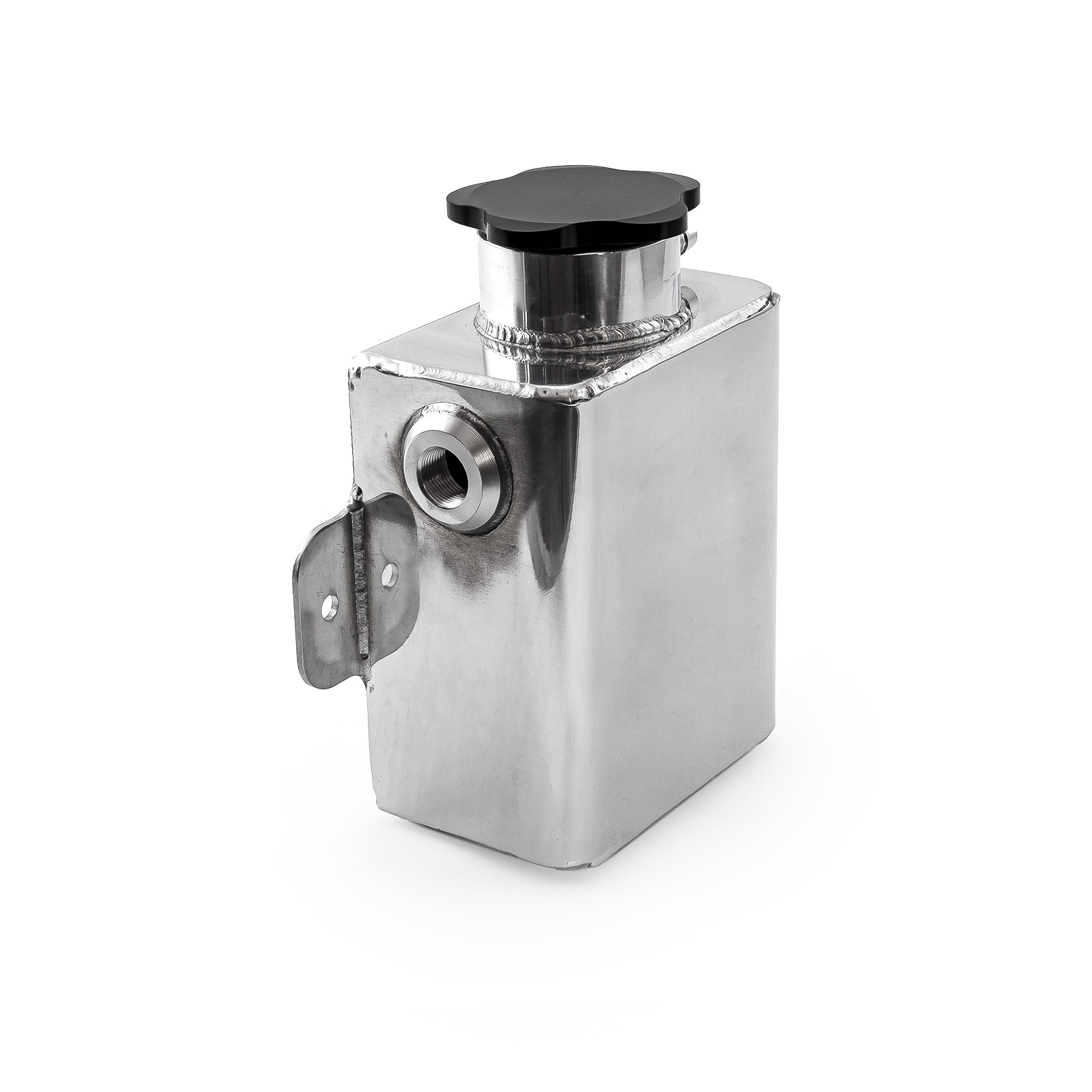 Speedmaster® PCE188.1019 Universal Aluminum Fabricated Coolant Expansion Tank Polished With Billet Neck
