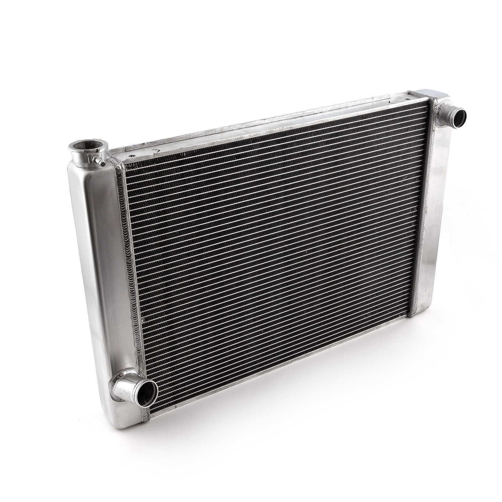 Speedmaster® PCE190.1059 Ford Mopar 29x19x2.2 Aluminum Radiator (TR-BL Outlets) W/O Drain Plug Satin