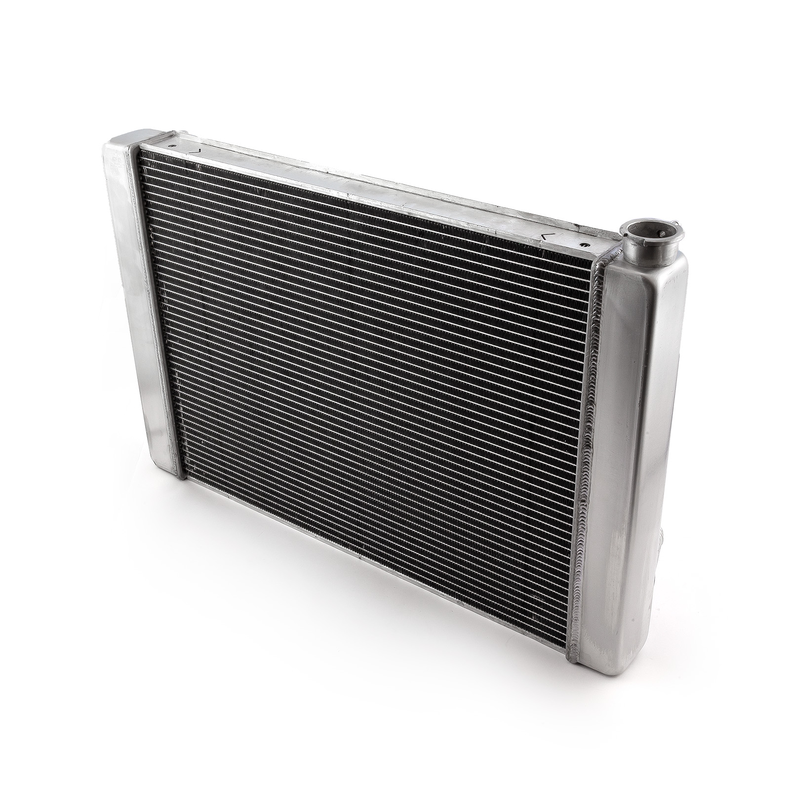 Speedmaster® PCE190.1059 Ford Mopar 29x19x2.2 Aluminum Radiator (TR-BL Outlets) W/O Drain Plug Satin