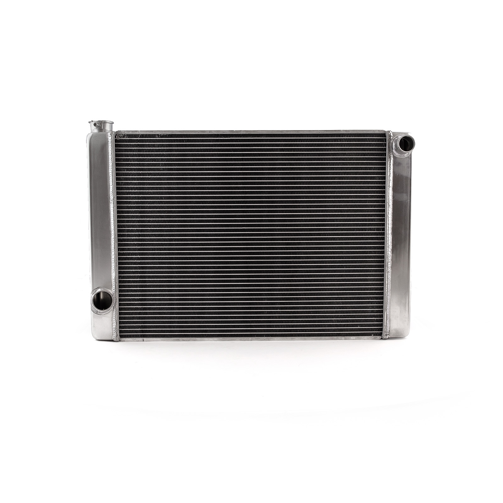 Speedmaster® PCE190.1059 Ford Mopar 29x19x2.2 Aluminum Radiator (TR-BL Outlets) W/O Drain Plug Satin