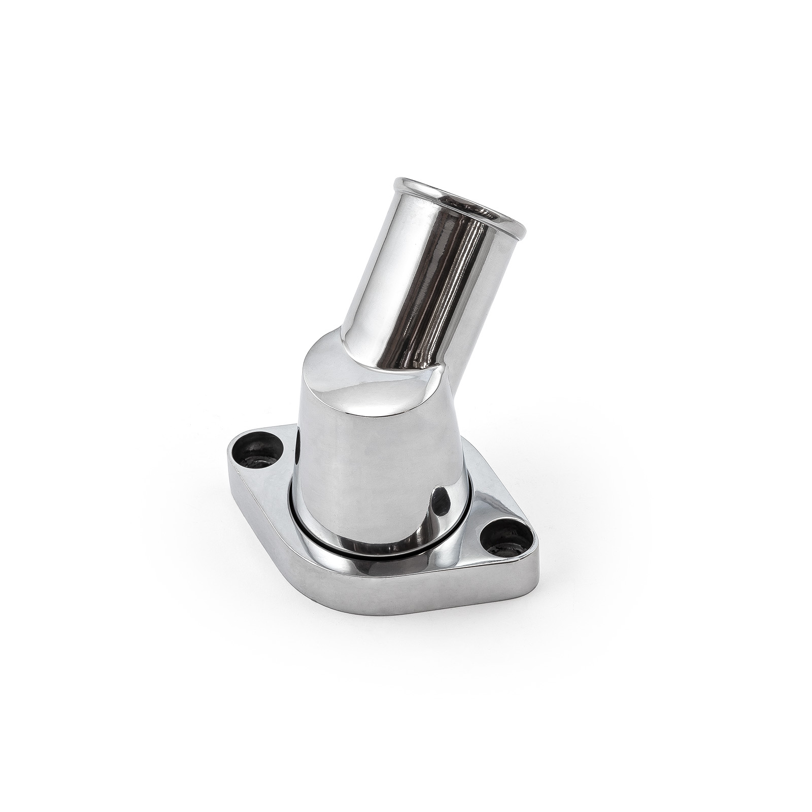 Speedmaster® PCE191.1006 Chevy SBC 350 45 Degree Swivel Aluminum Thermostat Housing Water Neck Polished