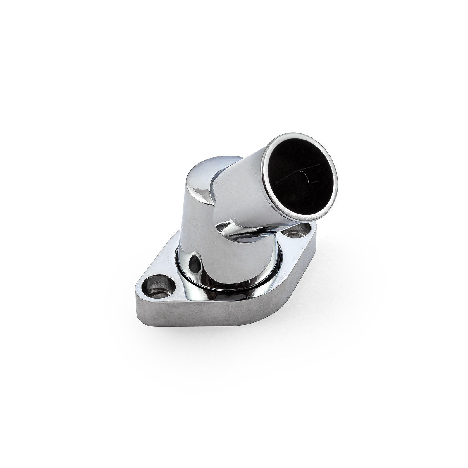 Speedmaster® PCE191.1007 Chevy SBC 350 45 Degree Swivel Aluminum Thermostat Housing Water Neck Chrome