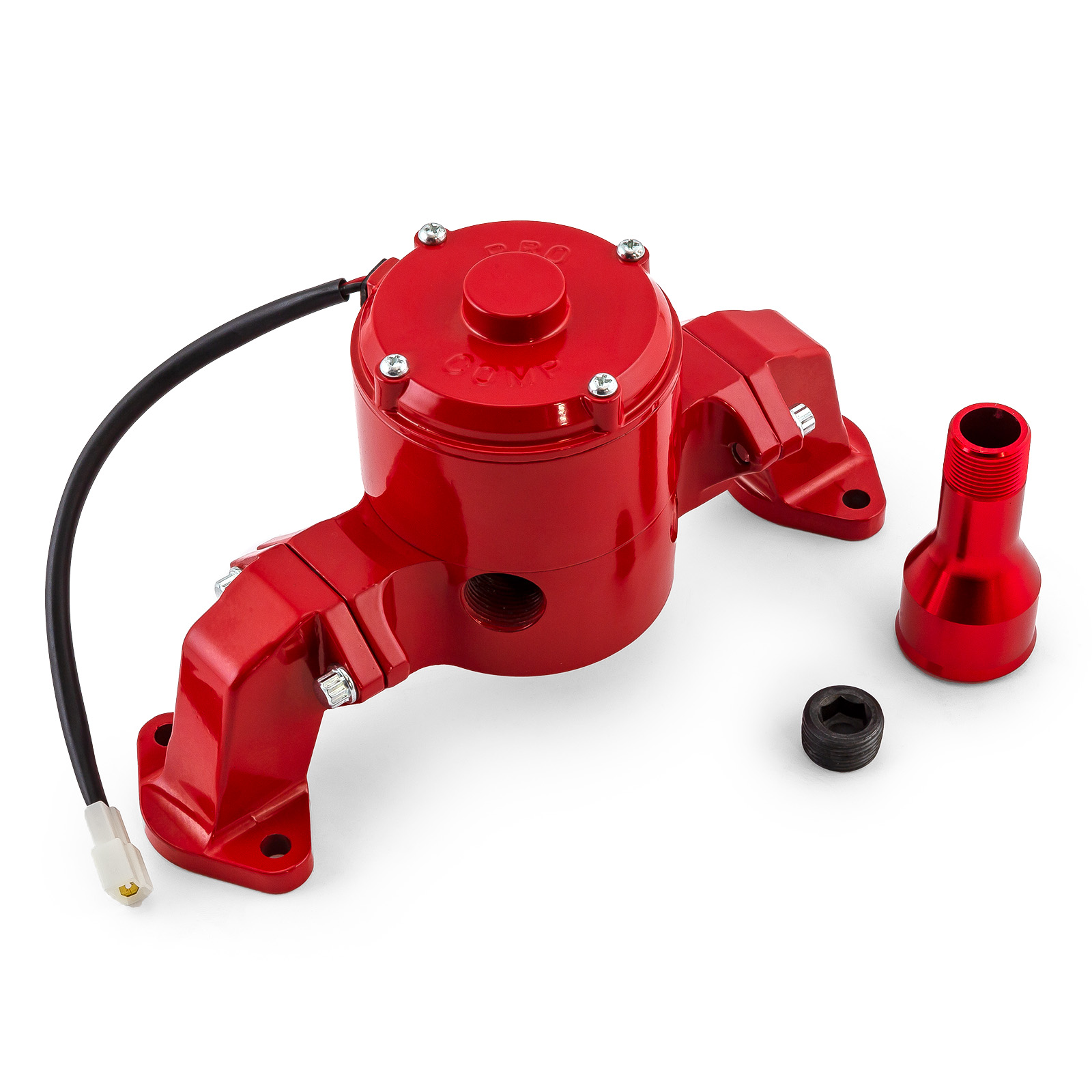 Chevy BBC 454 35+ Gpm Electric Water Pump [Powdercoated Red]