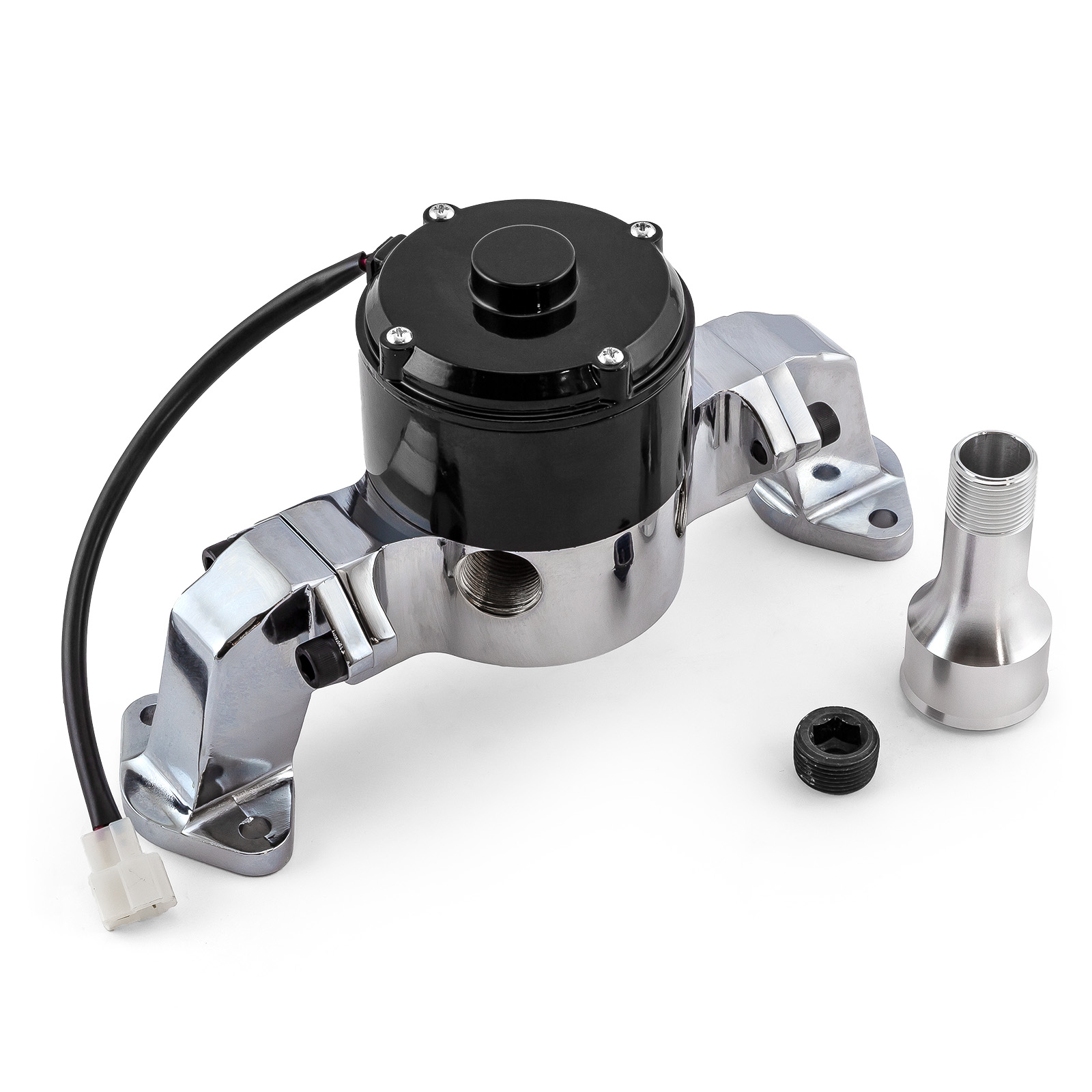 Speedmaster® PCE194.1004 Chevy BBC 454 35+ Gpm Electric Water Pump [Chrome]