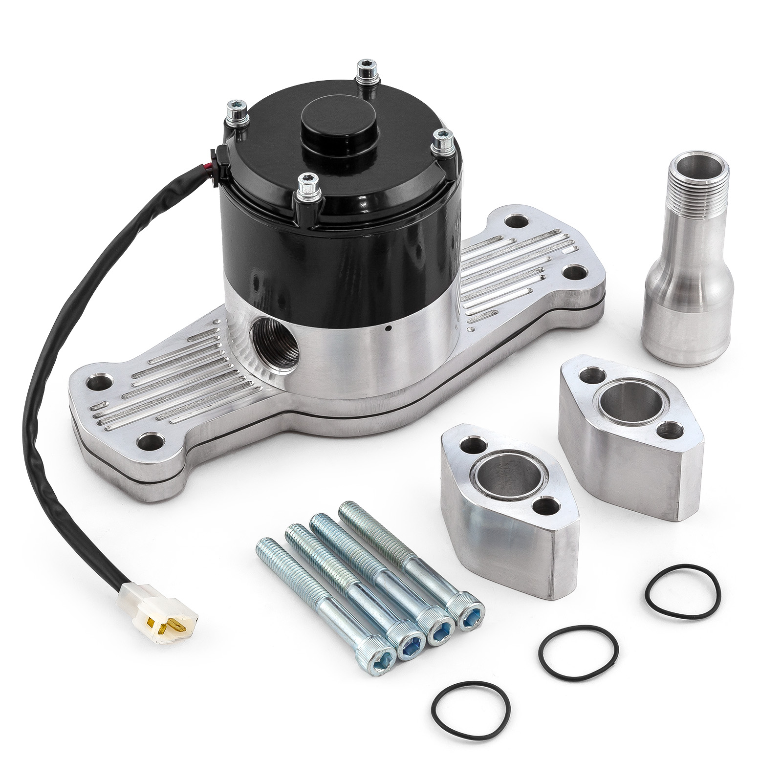 Speedmaster® PCE194.1017 Chevy SBC 350 40+ Gpm Slimline Electric Water Pump Polished