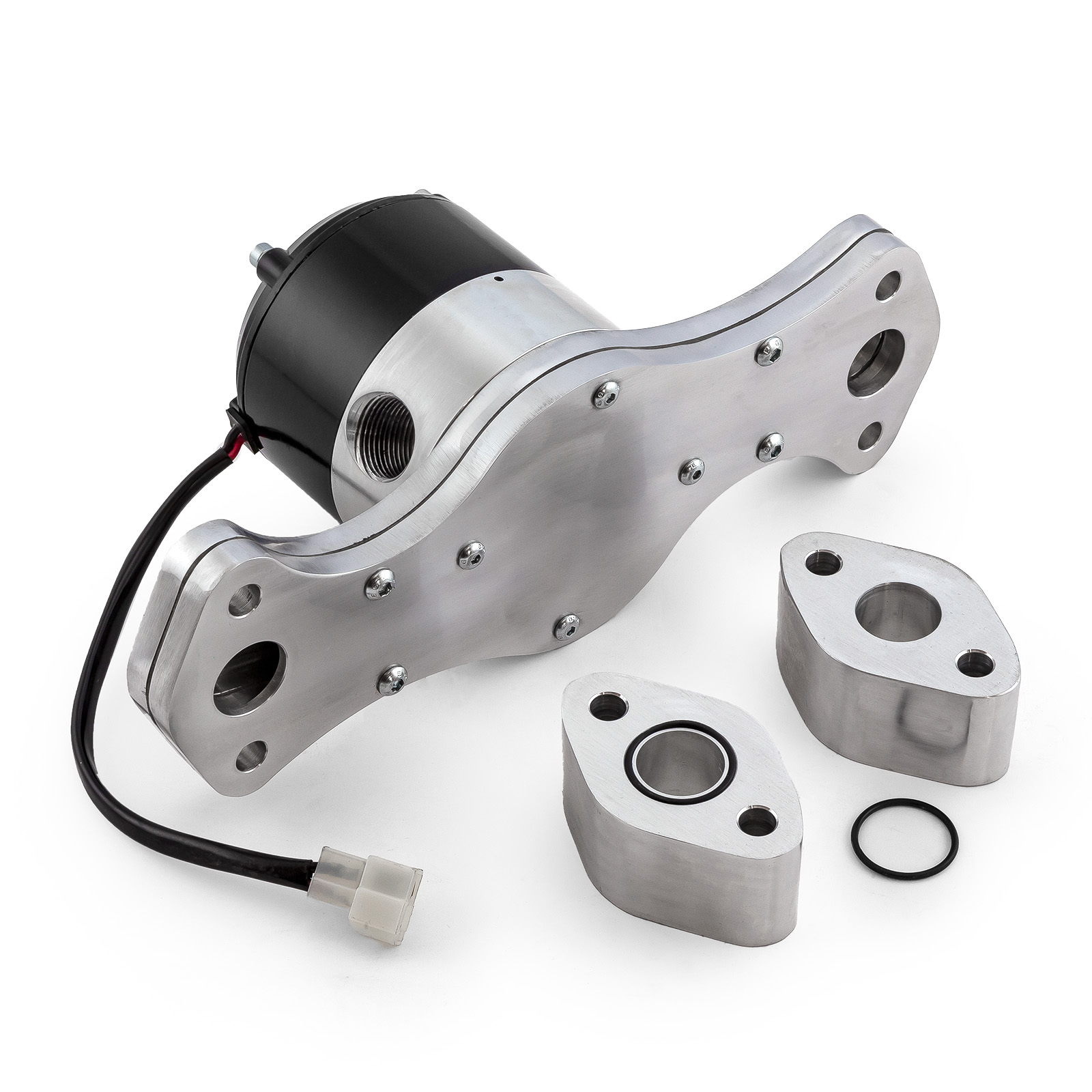 Speedmaster® PCE194.1018 Chevy BBC 454 40+ GPM Slimline Electric Water Pump Polished