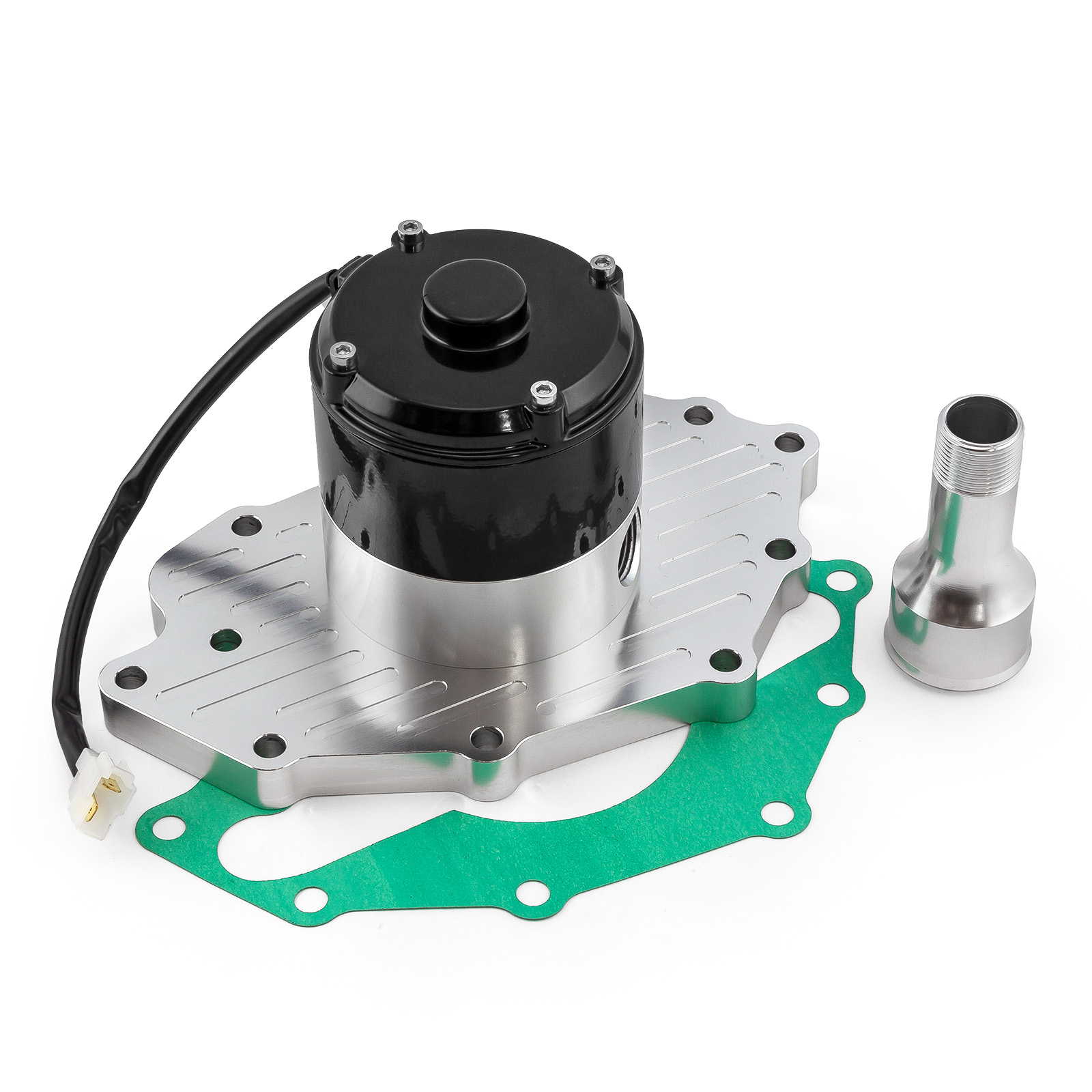 Speedmaster® PCE194.1026 Ford 302 351C Cleveland 40+ Gpm Slimline Electric Water Pump Polished