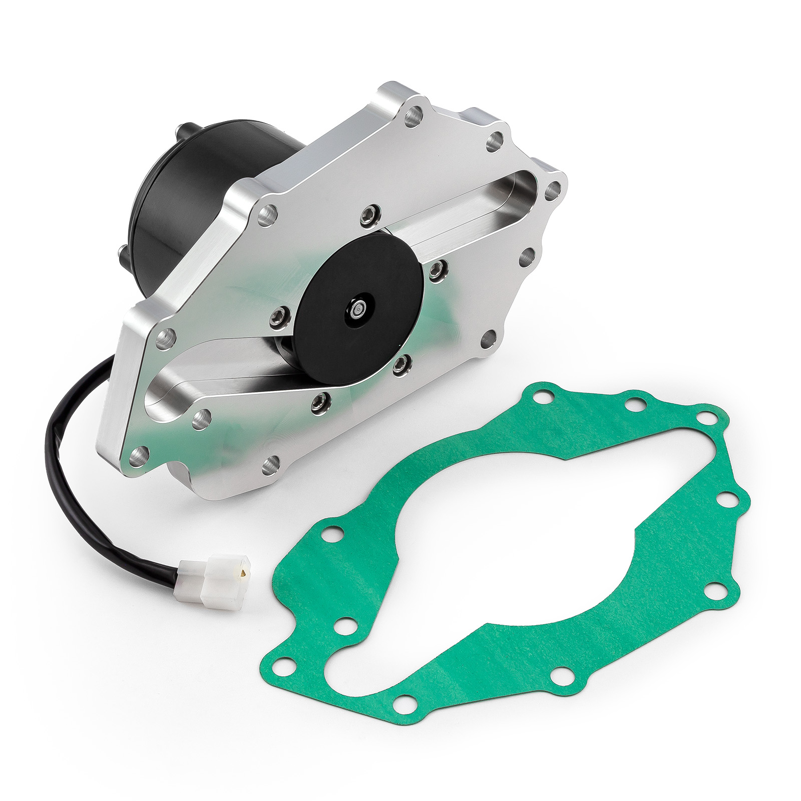 Speedmaster® PCE194.1026 Ford 302 351C Cleveland 40+ Gpm Slimline Electric Water Pump Polished