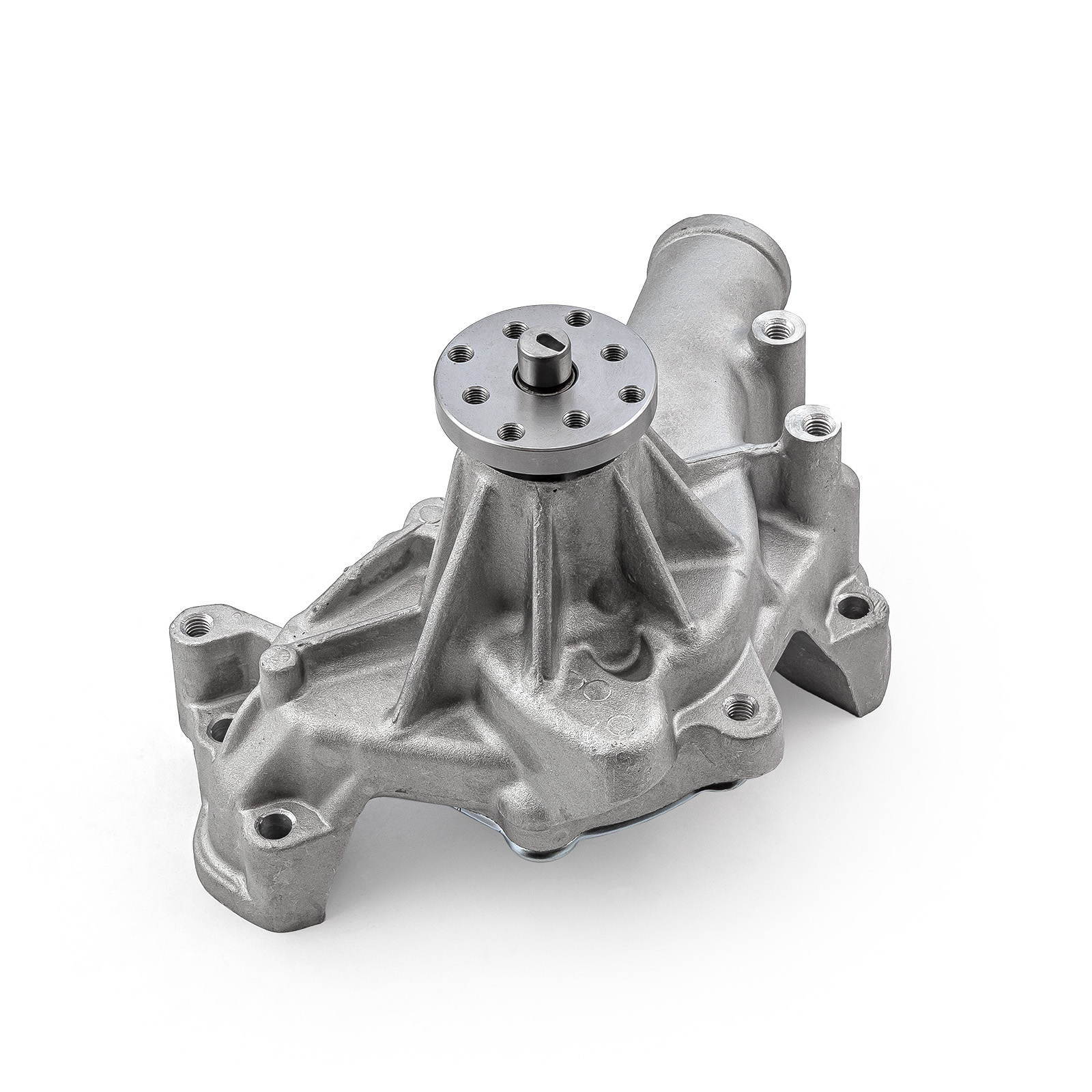 Speedmaster® PCE195.1005.01 Chevy SBC 350 High Volume Aluminum Long Water Pump [Satin]