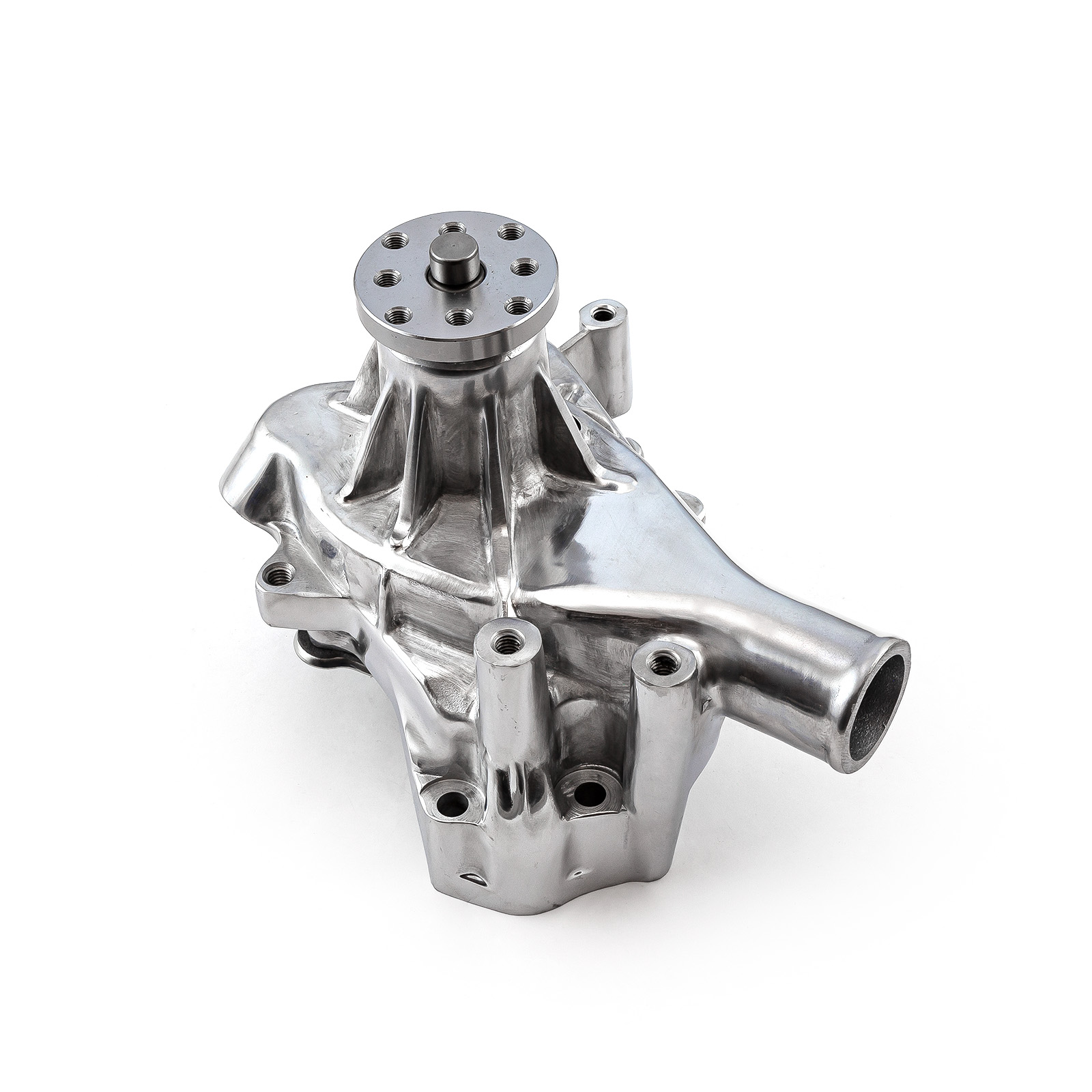 Speedmaster® PCE195.1005.03 Chevy SBC 350 High Volume Aluminum Long Water Pump [Polished]