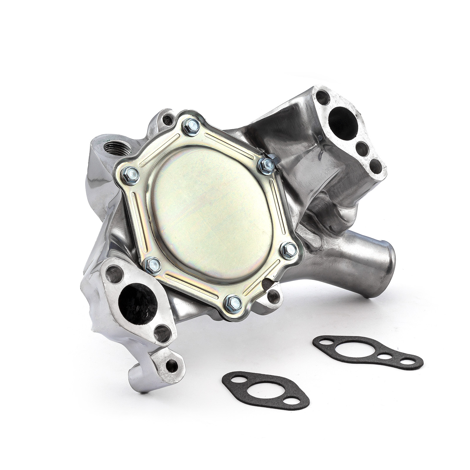 Speedmaster® PCE195.1005.03 Chevy SBC 350 High Volume Aluminum Long Water Pump [Polished]