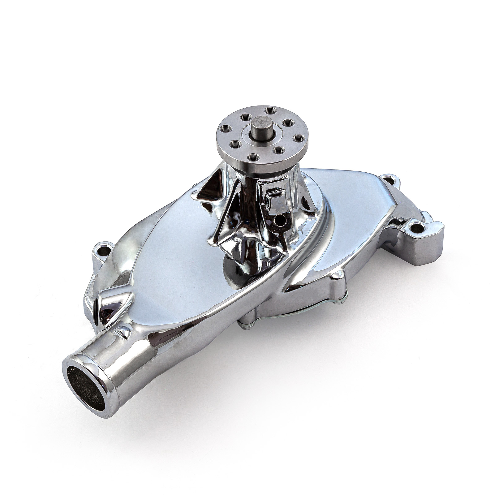 Speedmaster® PCE195.1010.04 Chevy BBC 454 High Volume Aluminum Short Water Pump Chrome