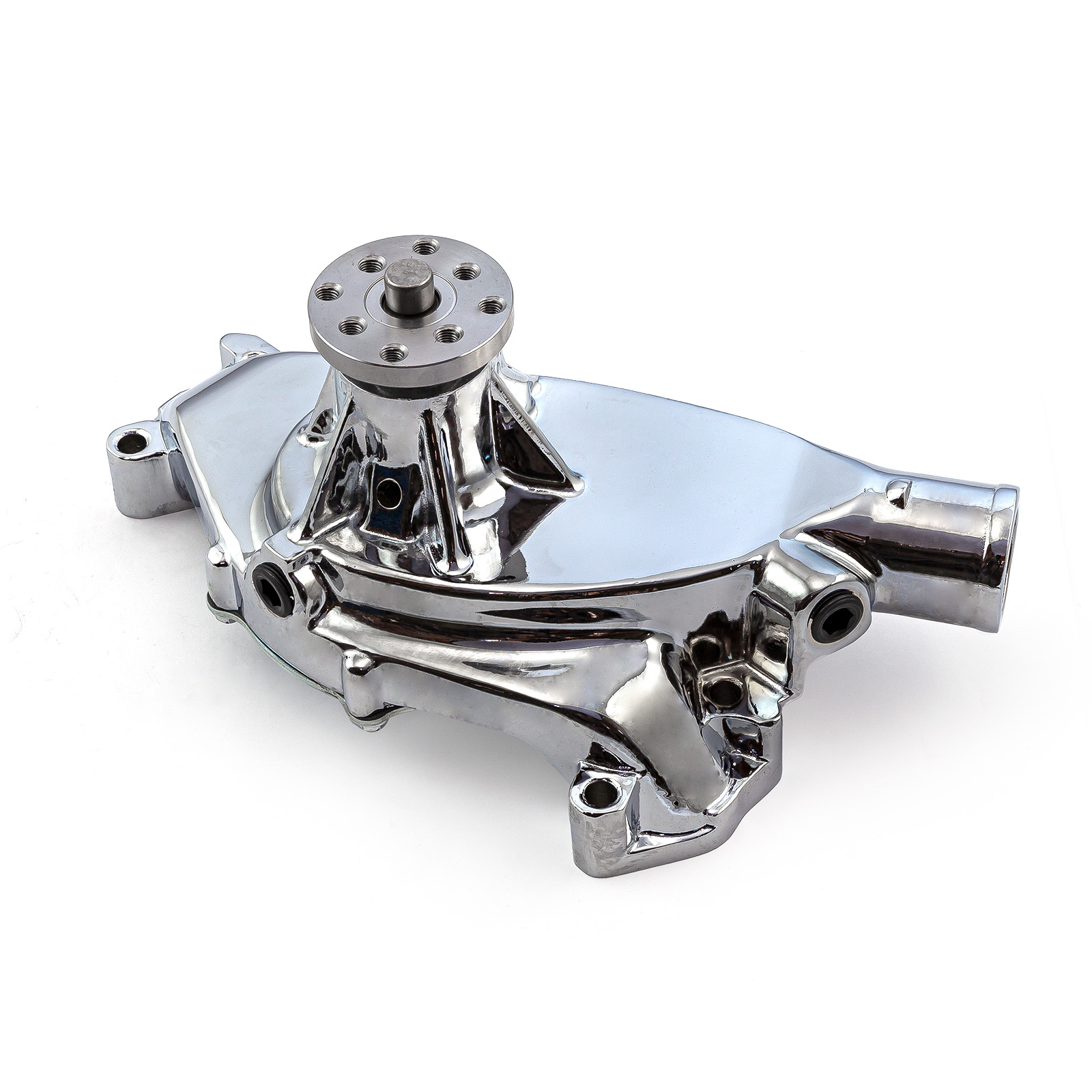 Speedmaster® PCE195.1010.04 Chevy BBC 454 High Volume Aluminum Short Water Pump Chrome