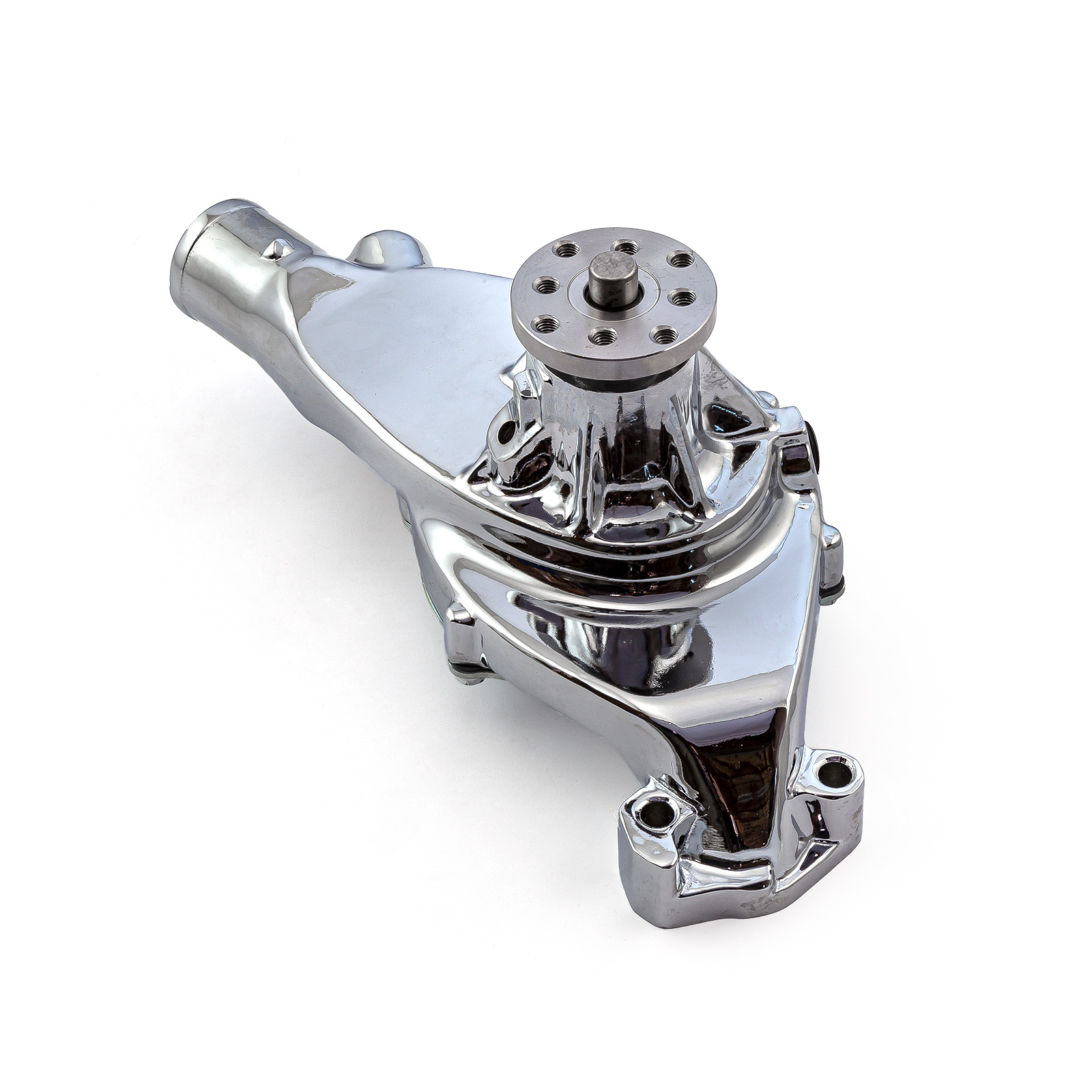 Speedmaster® PCE195.1010.04 Chevy BBC 454 High Volume Aluminum Short Water Pump Chrome