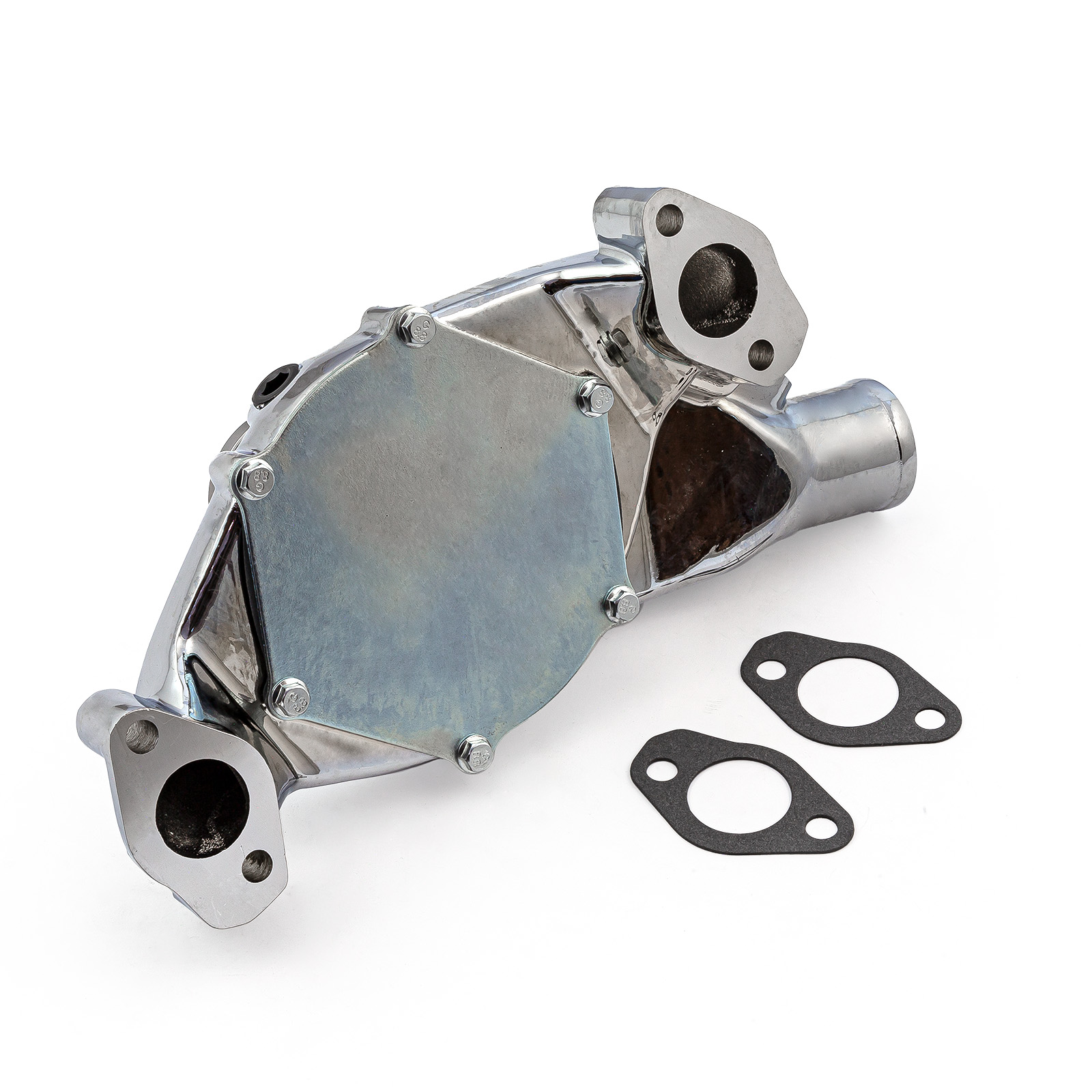 Speedmaster® PCE195.1010.04 Chevy BBC 454 High Volume Aluminum Short Water Pump Chrome