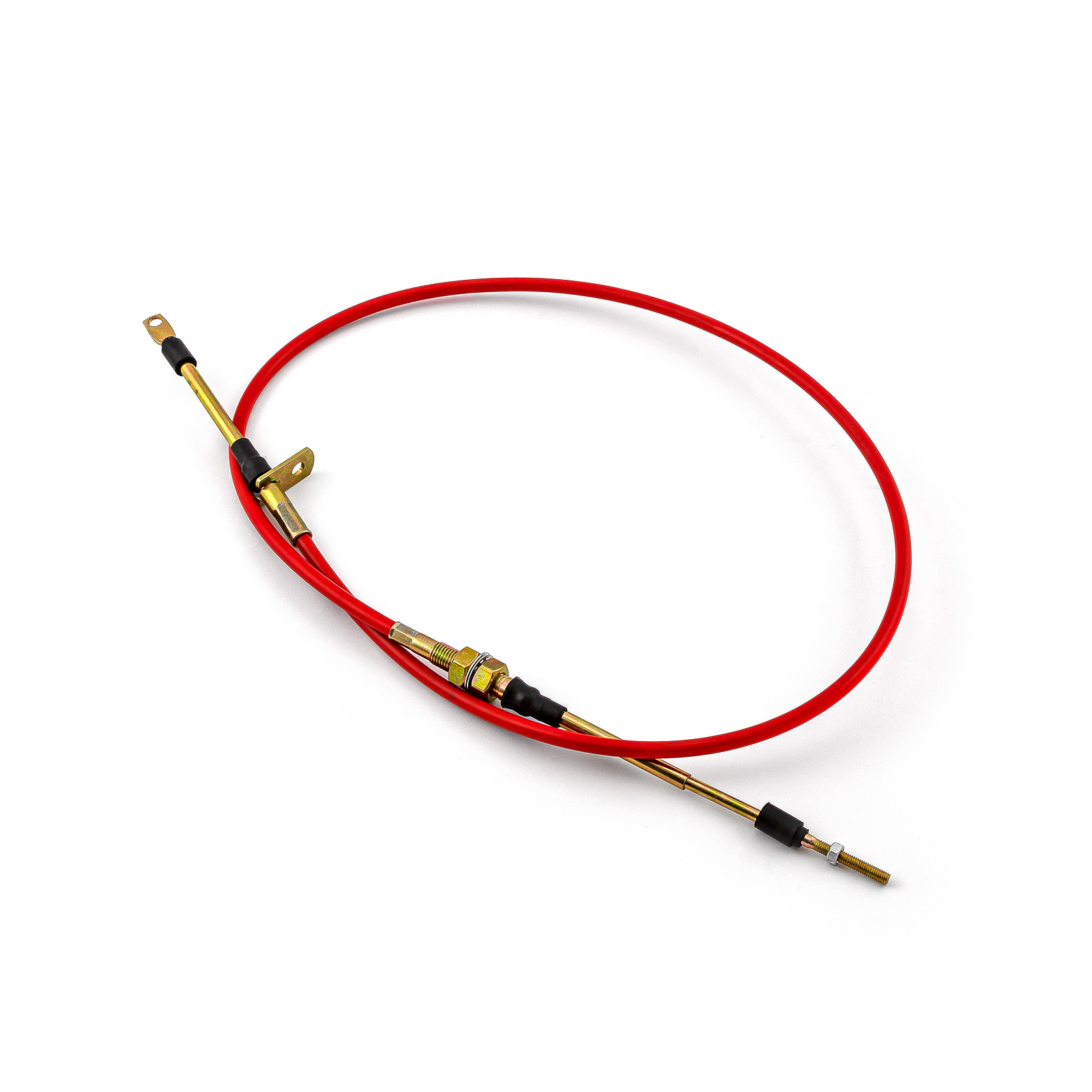 Speedmaster® PCE219.1001 4 Ft. Length Shifter Cable Eyelet Threaded Morse Style - Suits B&M