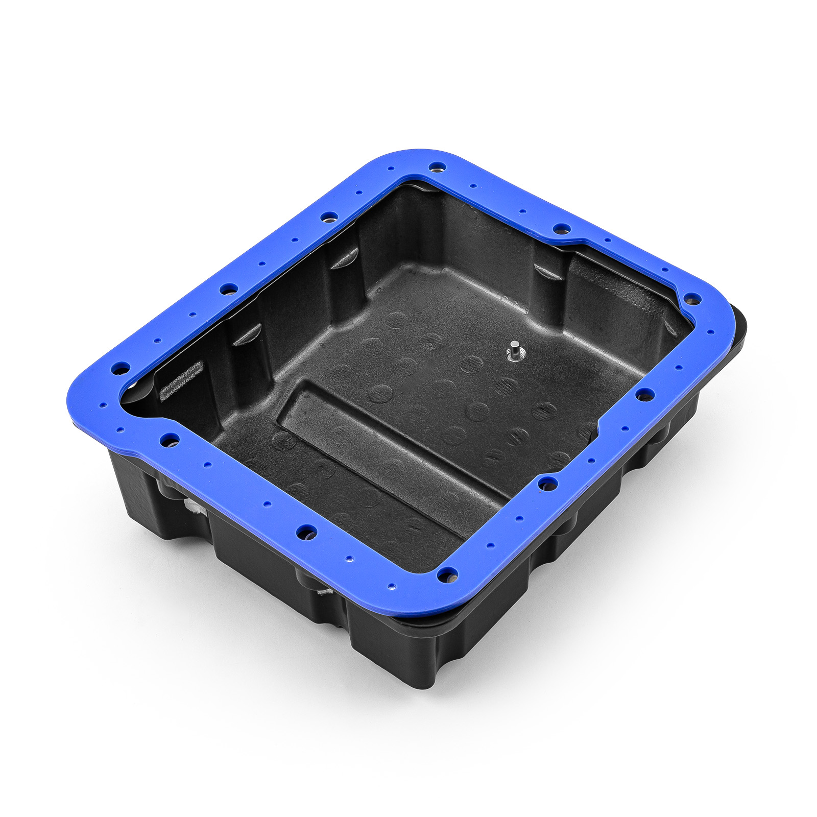 Speedmaster® PCE221.1022.02 Ford C4 High Volume Transmission Oil Pan Cast Aluminum Finned Black [1.750qt]