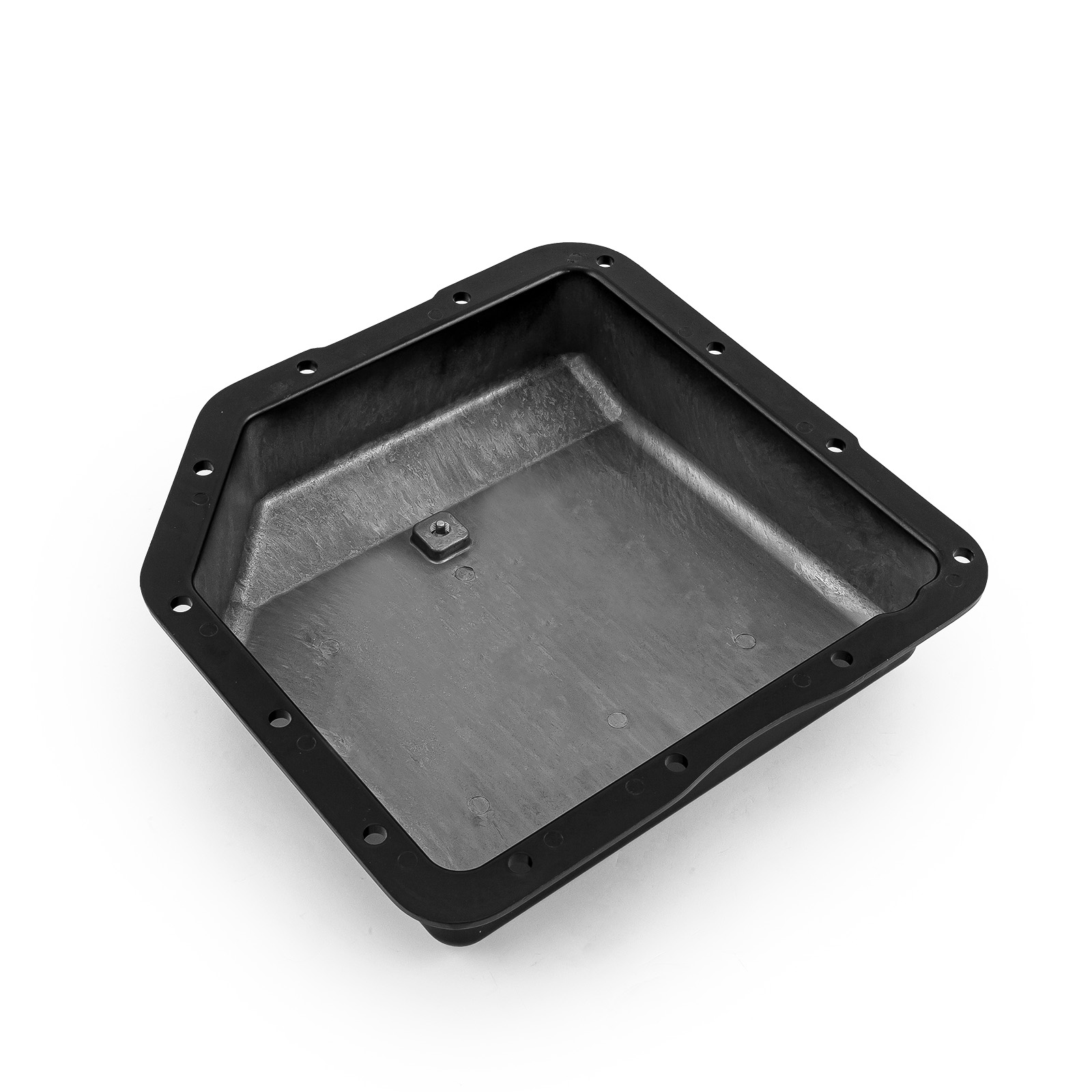 Speedmaster® PCE221.1024 GM Turbo TH350 Finned Black Extra Capacity Aluminum Transmission Oil Pan