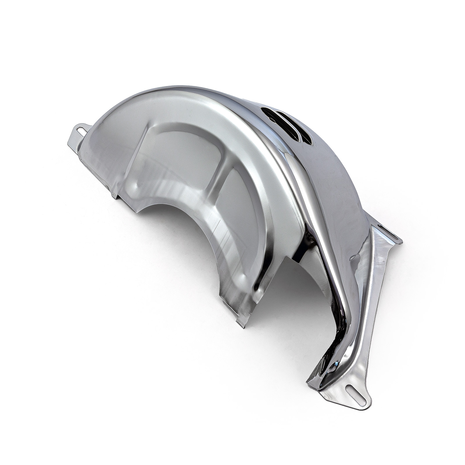 Speedmaster® PCE227.1003 Chevy Gm Turbo Th350 400 Flywheel Dust Cover Chrome (2 7/8" Starter Slot)